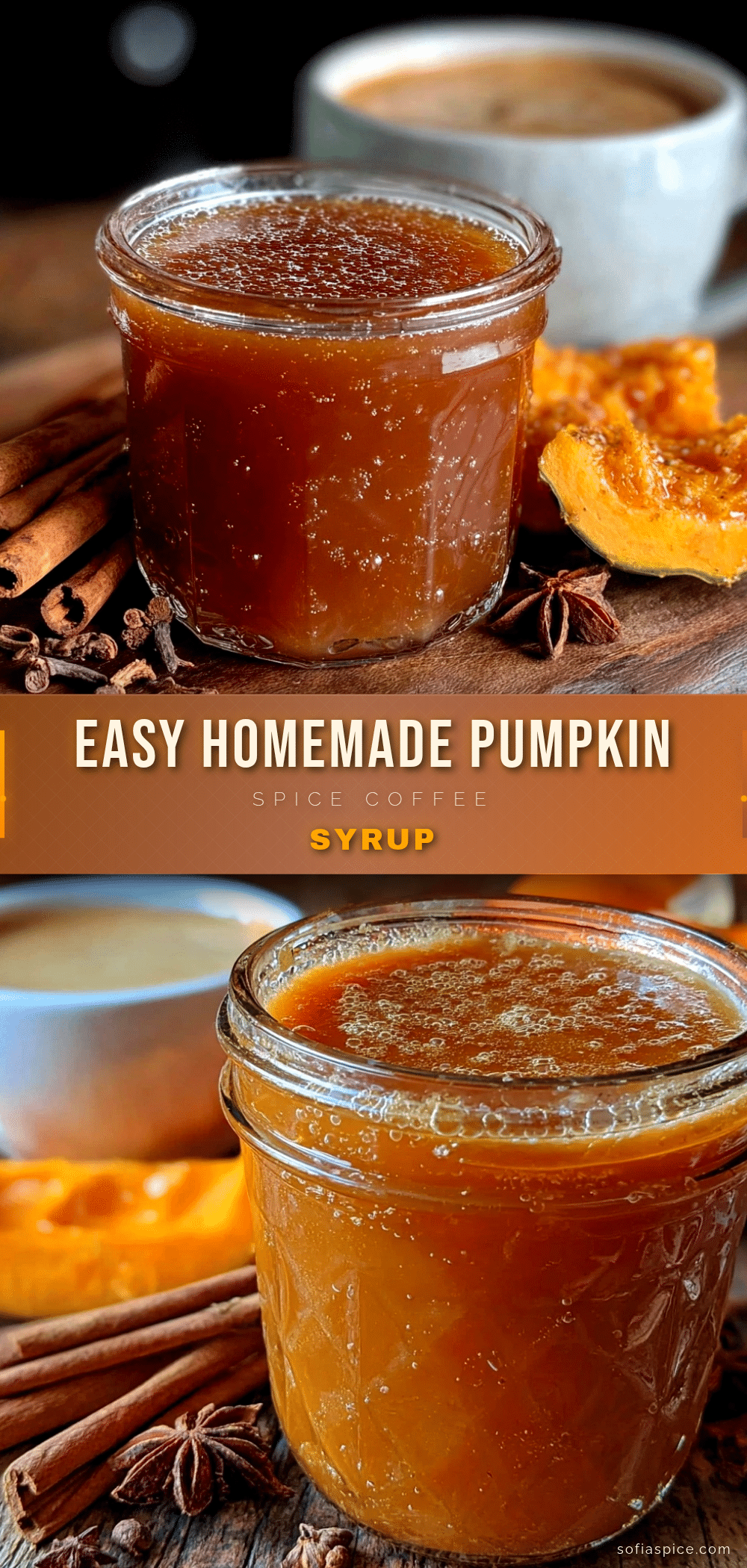 pumpkin spice coffee syrup recipe