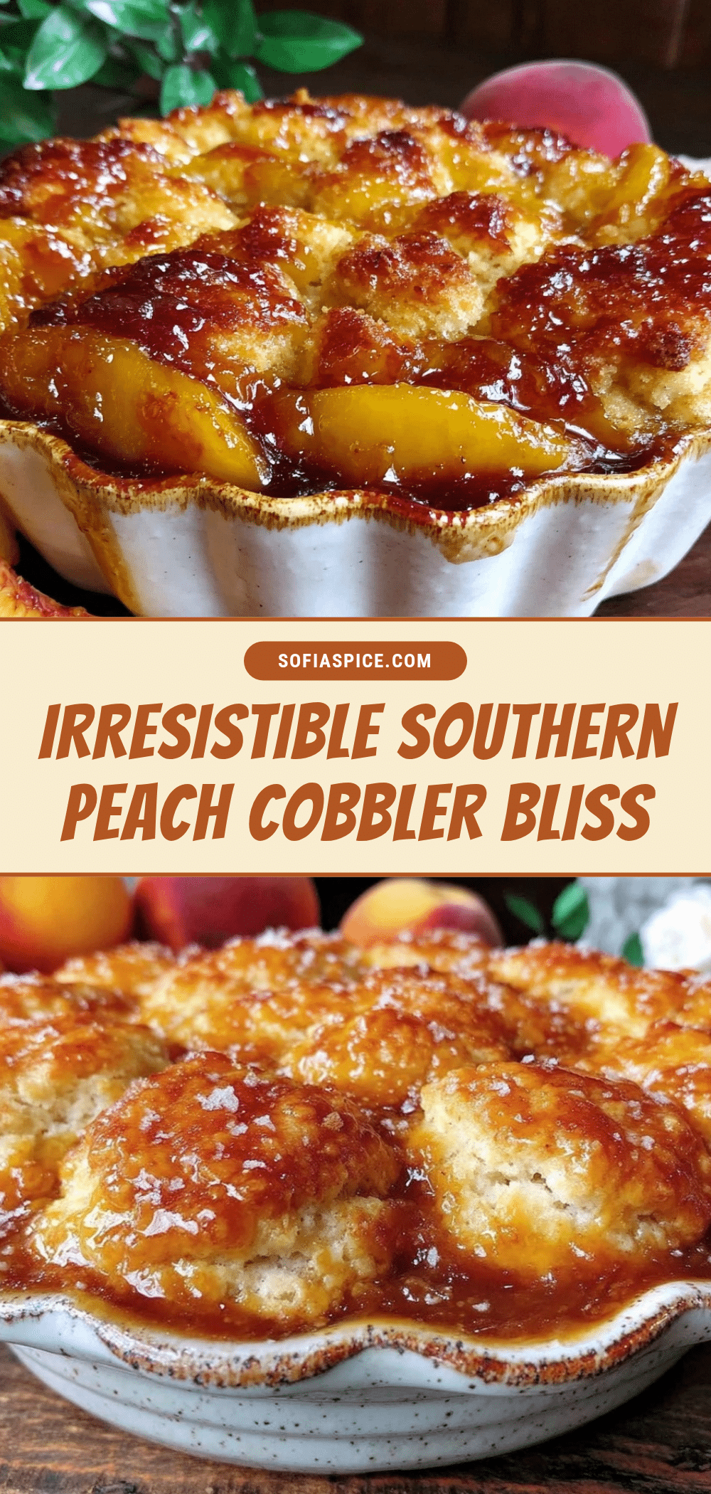 southern fresh peach cobbler recipe