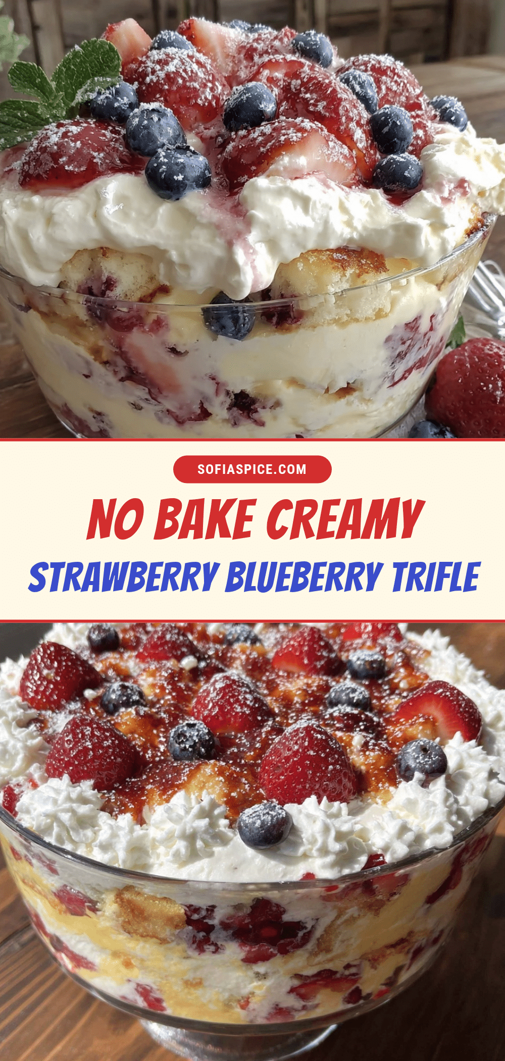 strawberry blueberry trifle recipe