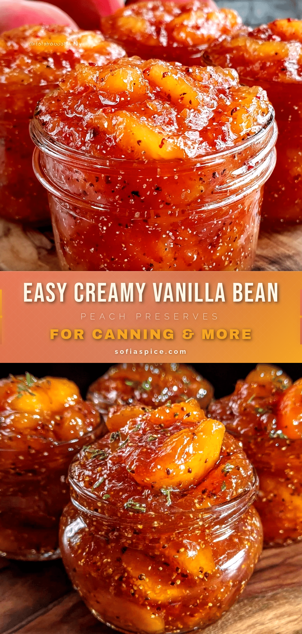 vanilla bean peach preserves recipe