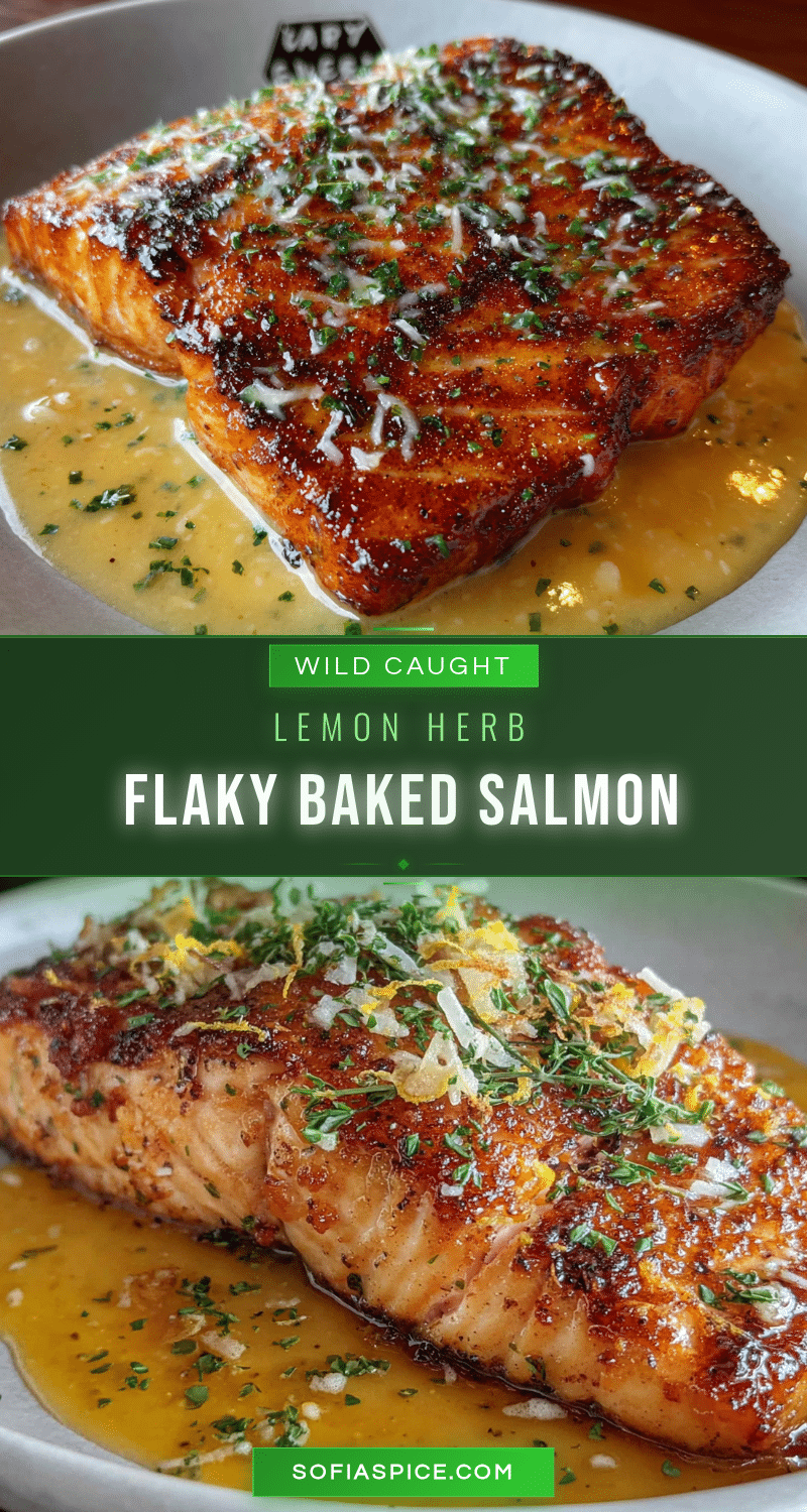 baked salmon with lemon butter sauce recipe