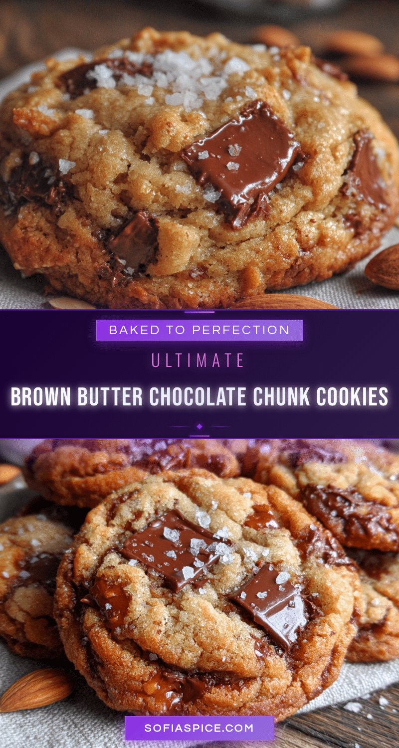 brown butter chocolate chunk cookies recipe