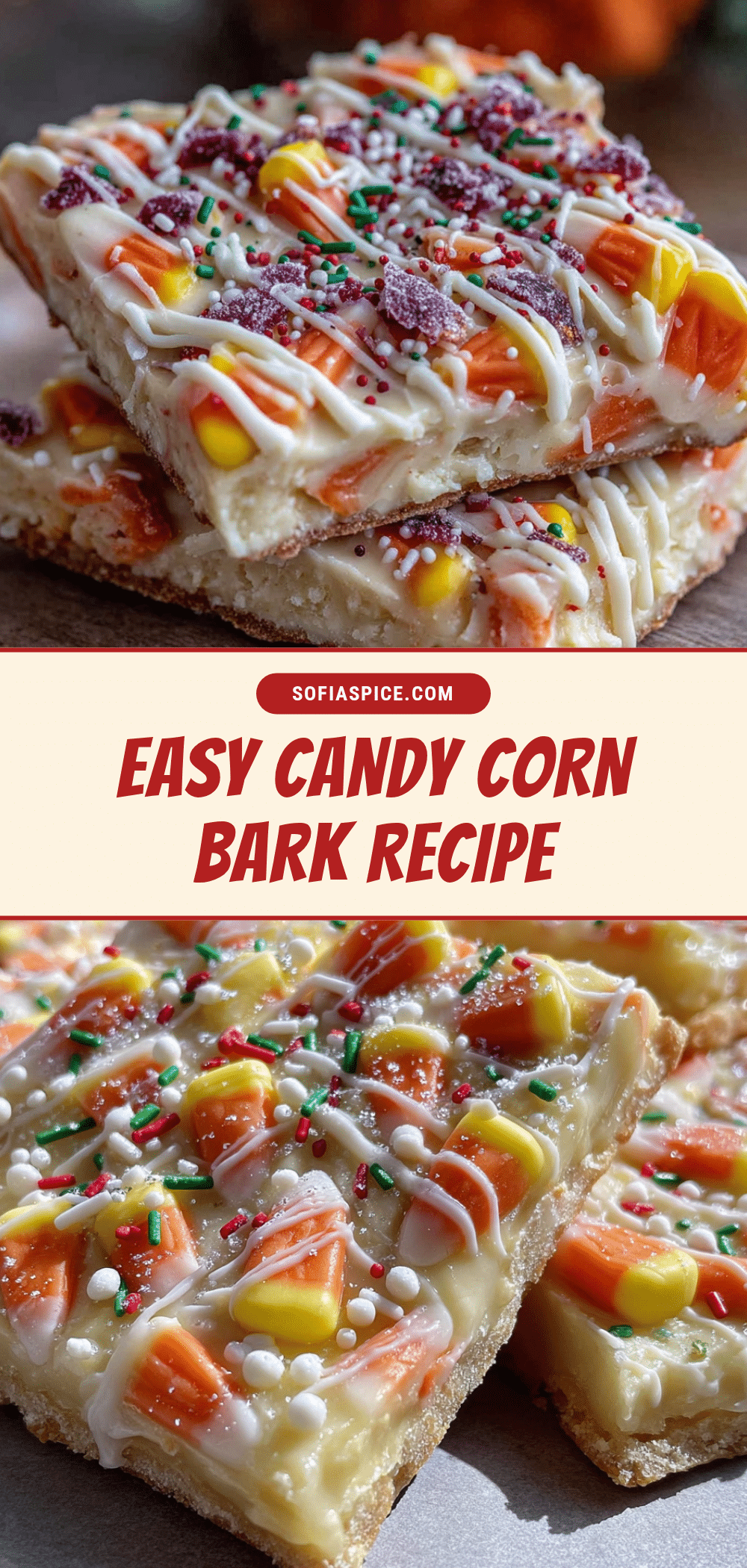 candy corn bark recipe