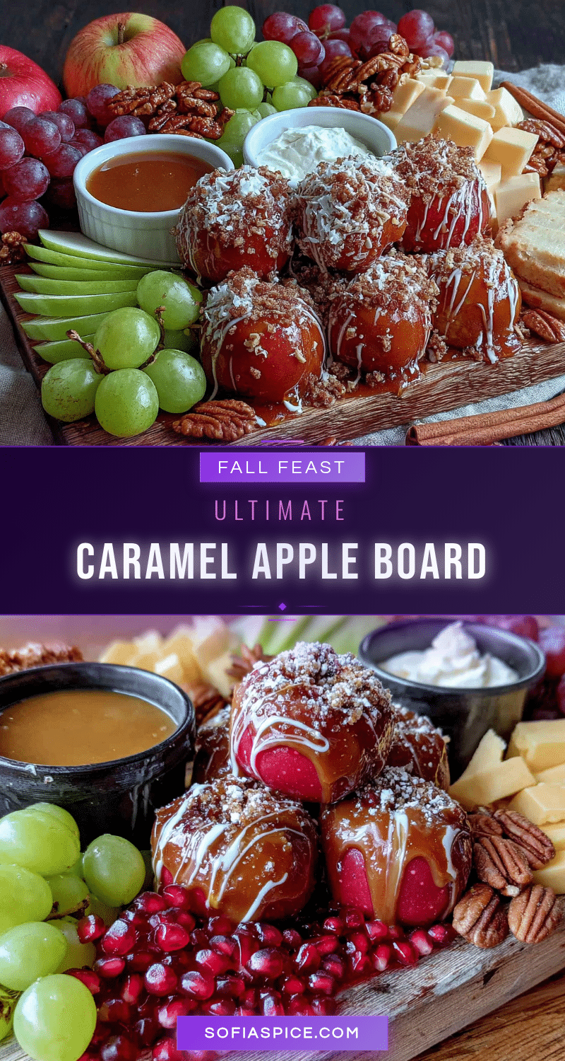 caramel apple charcuterie board recipe