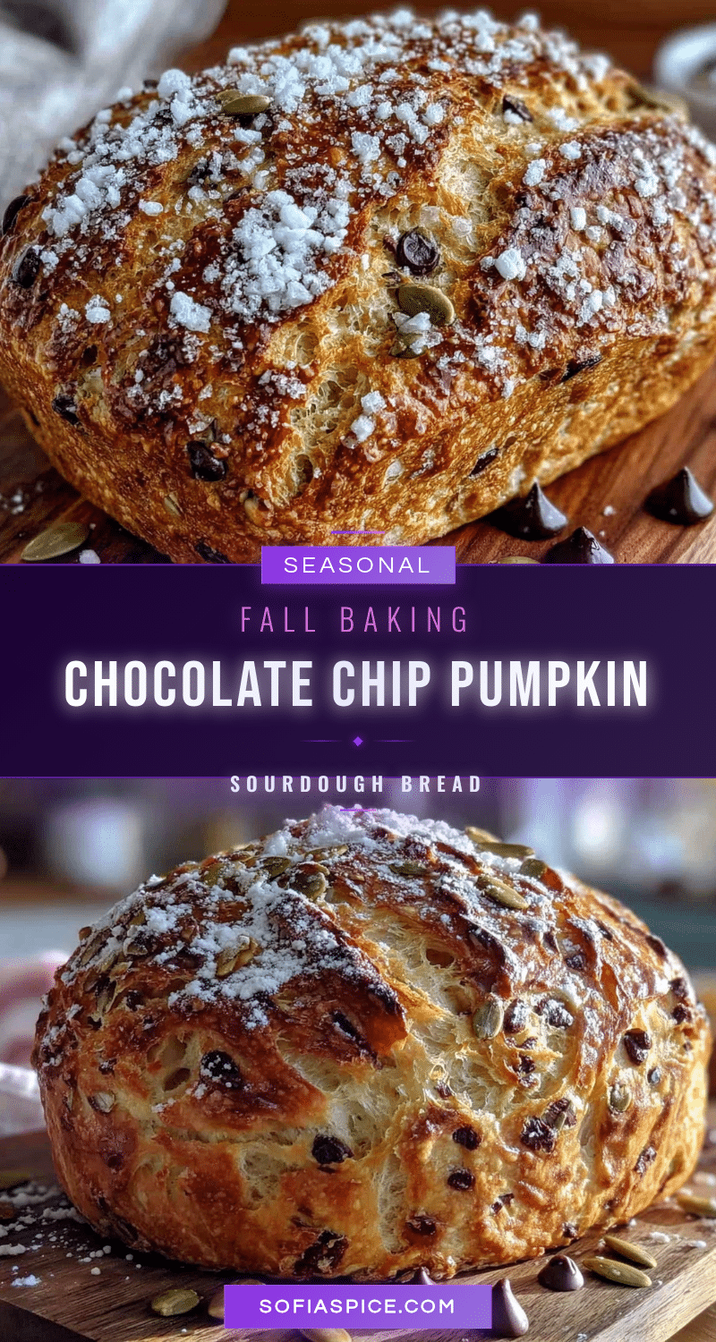 chocolate chip pumpkin sourdough bread recipe
