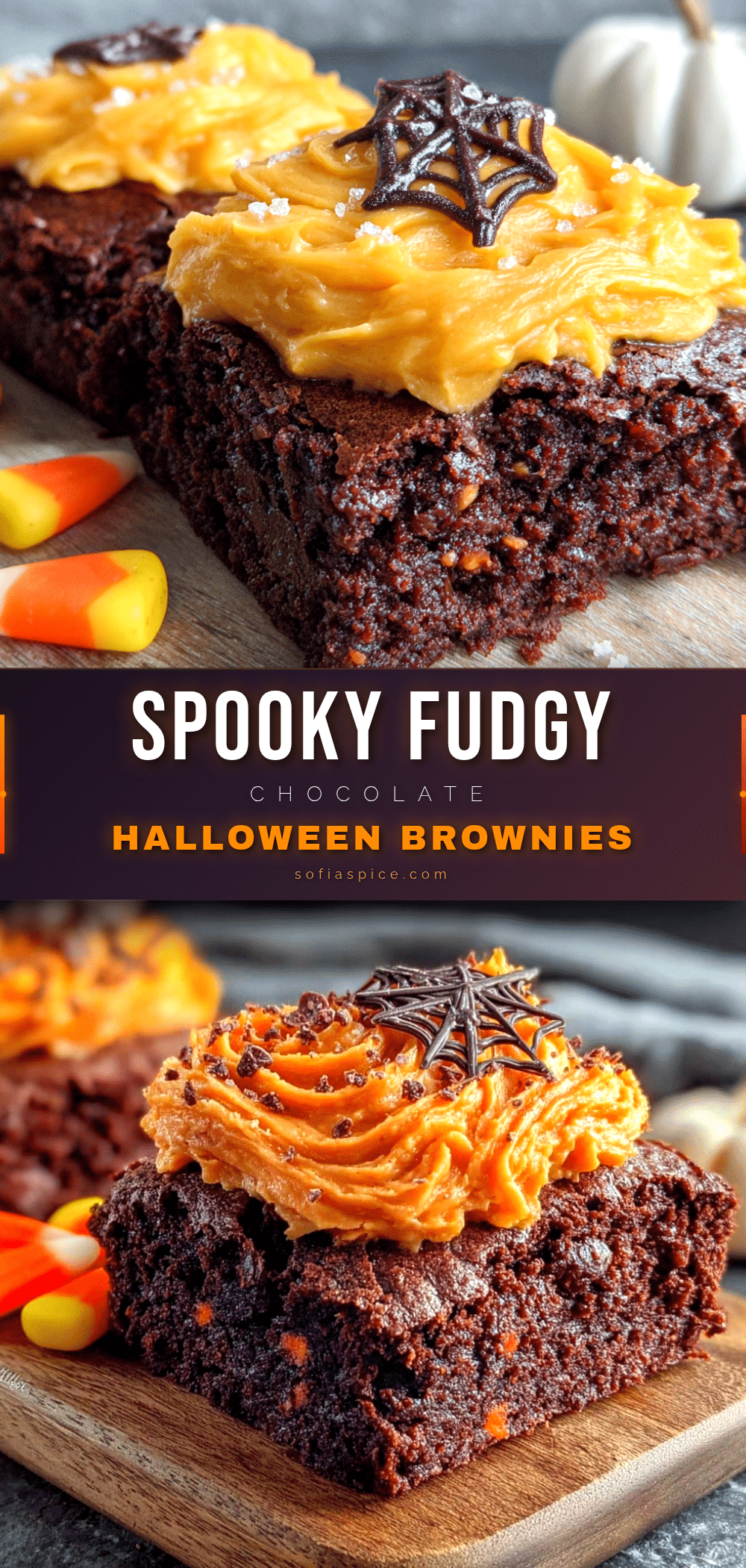 chocolate halloween brownies recipe