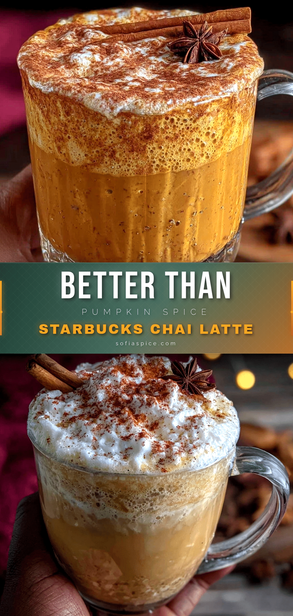 Copycat Starbucks Pumpkin Chai Latte recipe