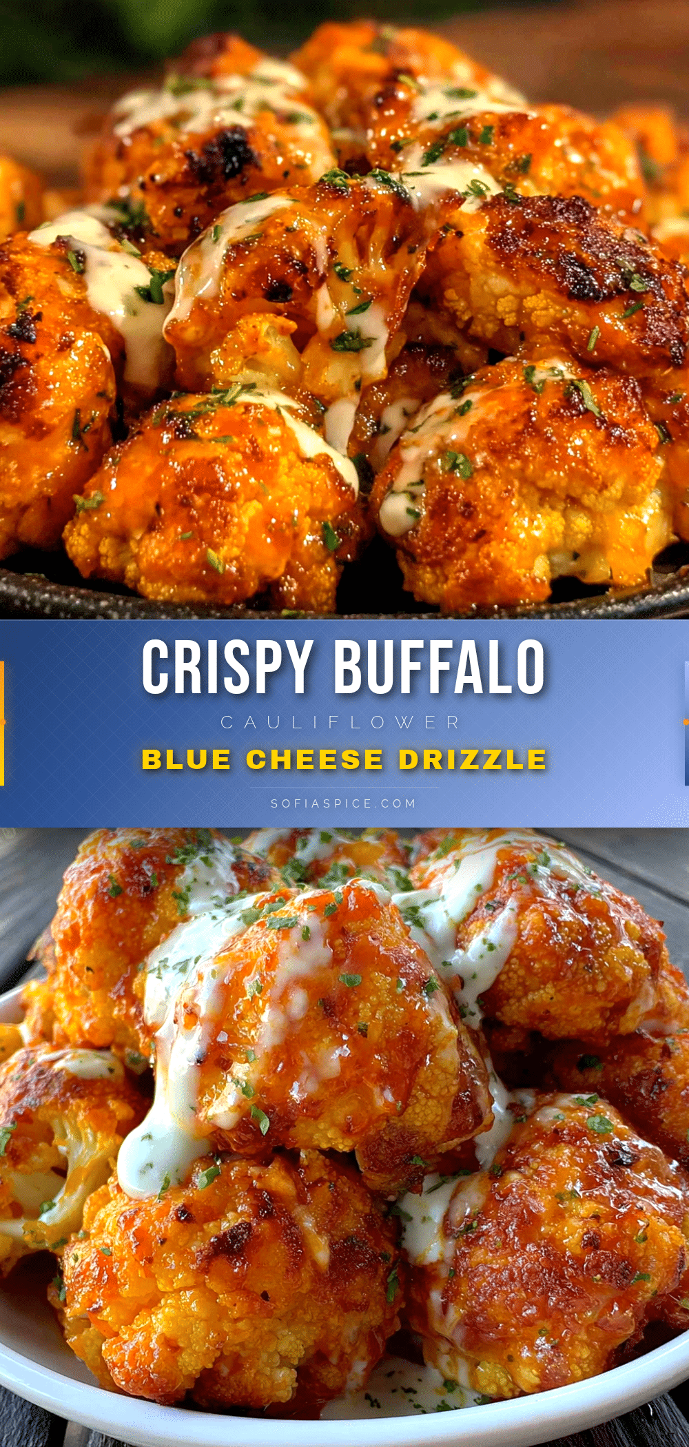 crispy buffalo cauliflower bites recipe