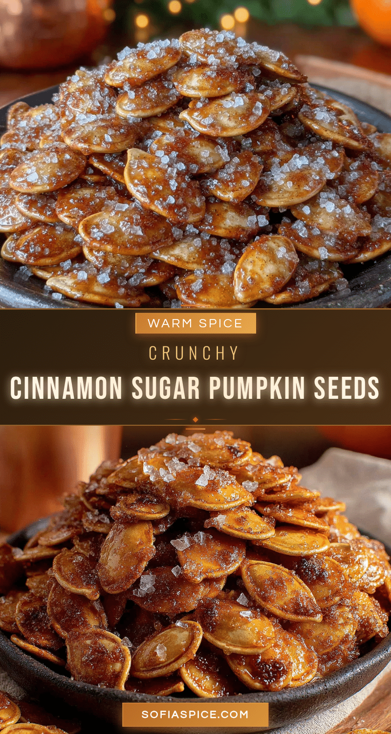 crispy cinnamon sugar pumpkin seeds recipe
