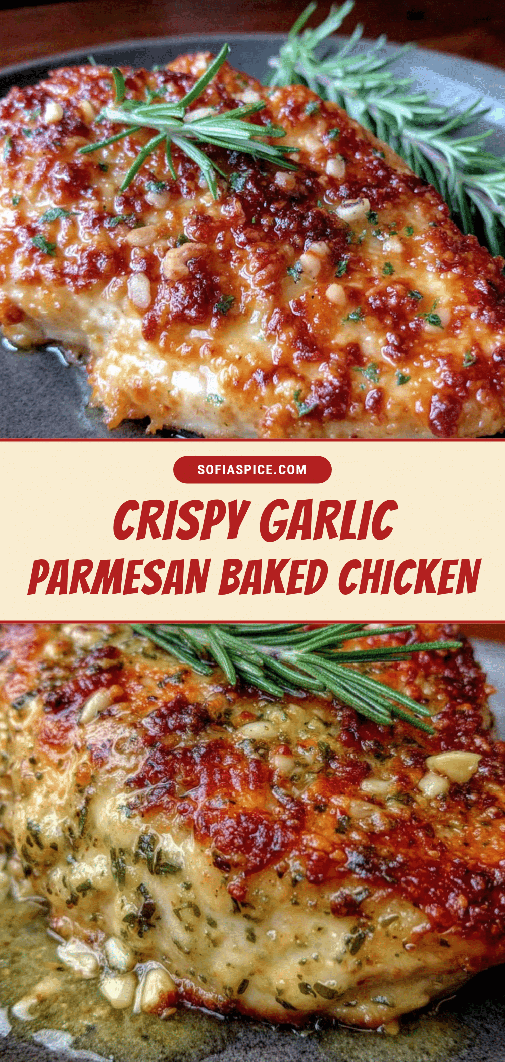 crispy garlic parmesan baked chicken breast recipe