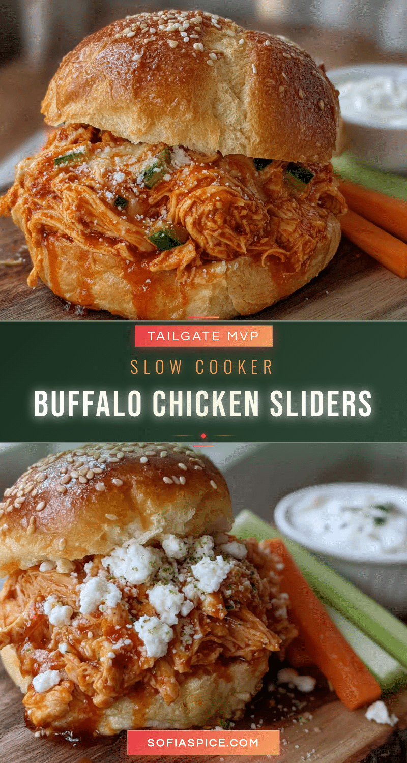 crockpot buffalo chicken sliders recipe
