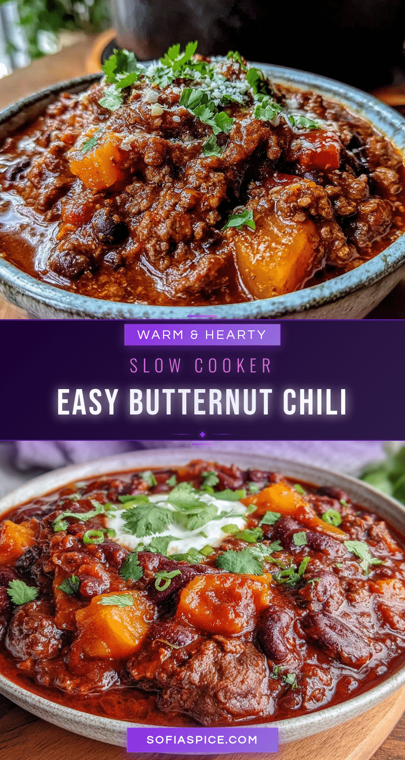 crockpot chili with butternut squash and black beans recipe