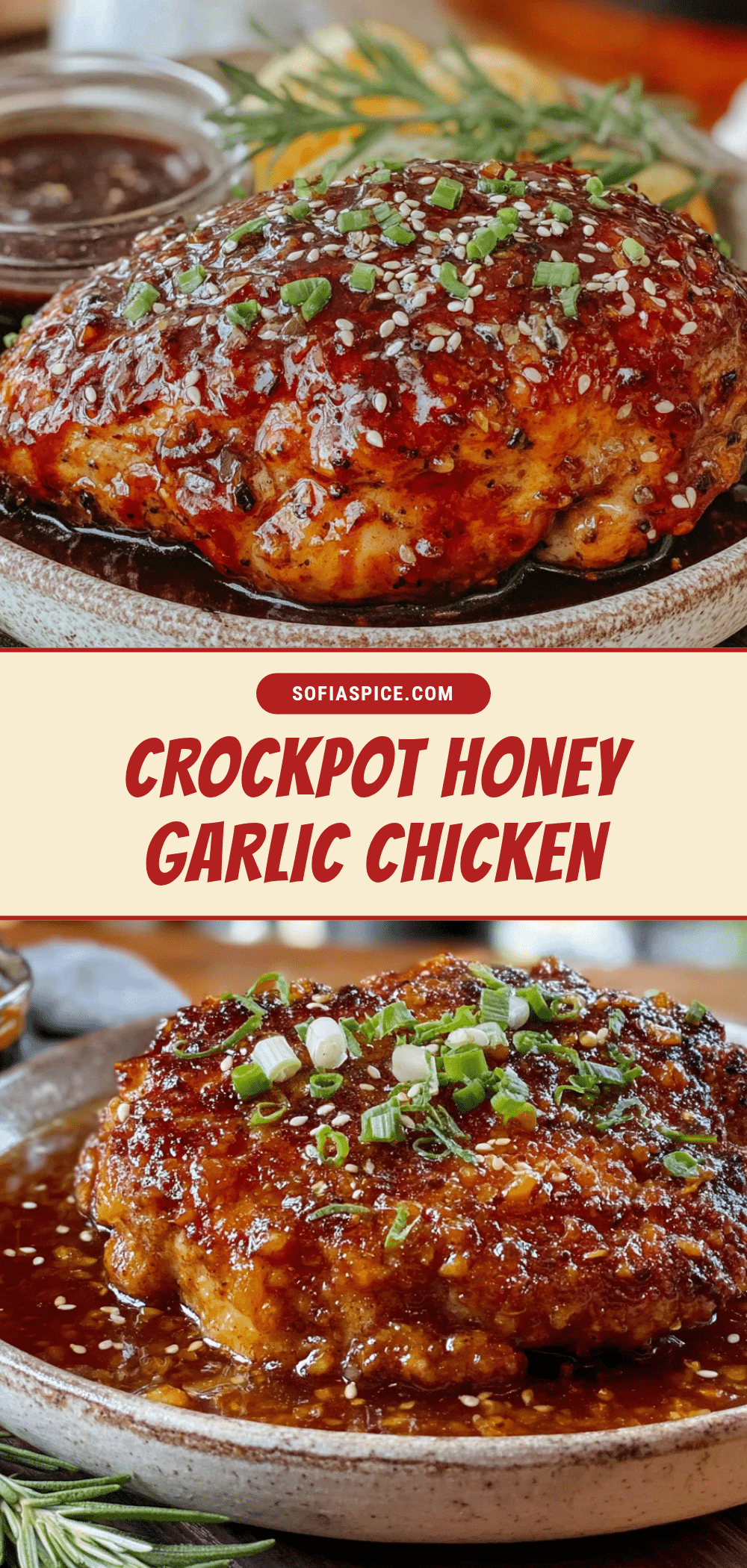 crockpot honey garlic chicken breast recipe