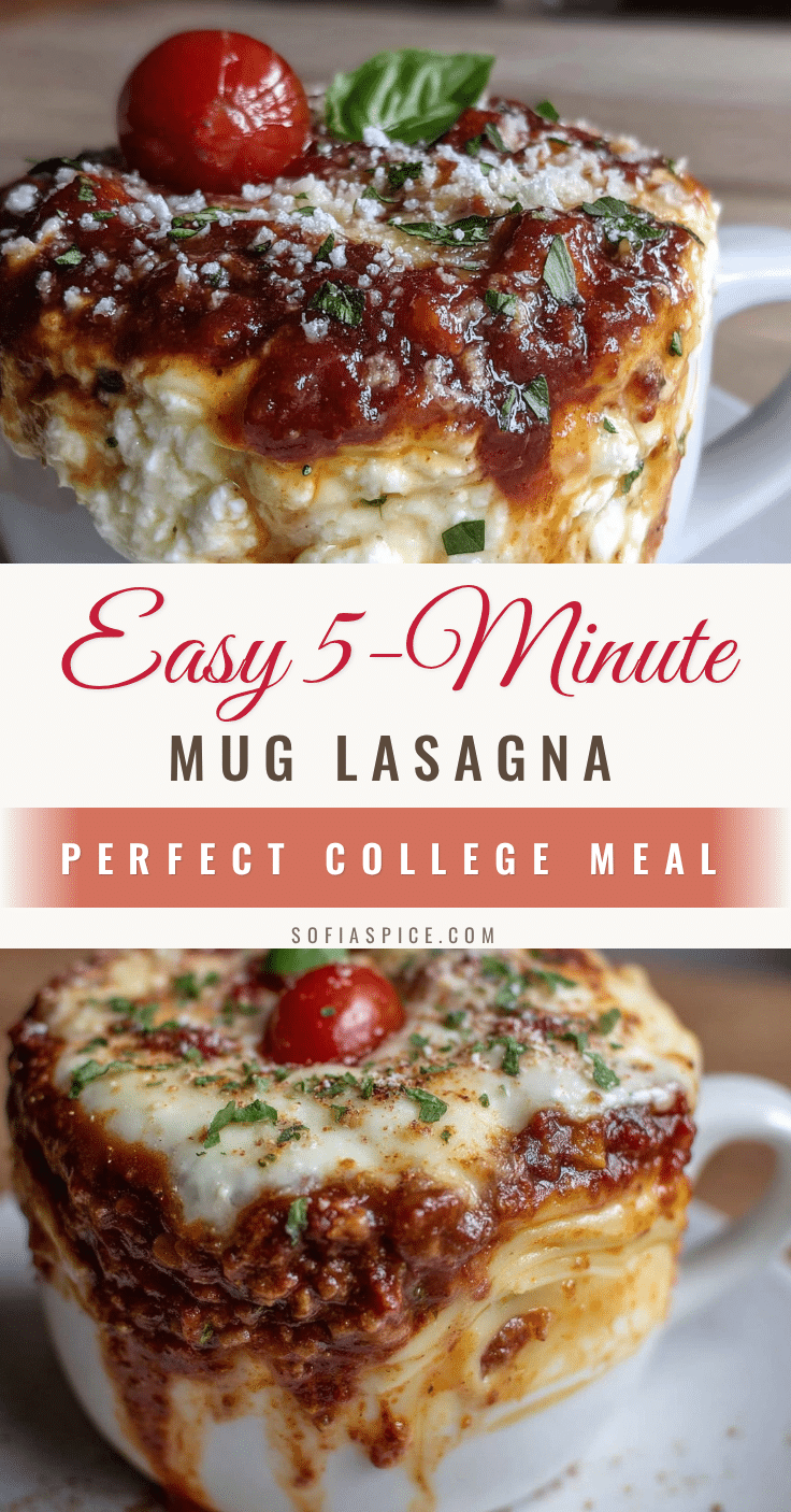 easy 5-minute mug lasagna recipe