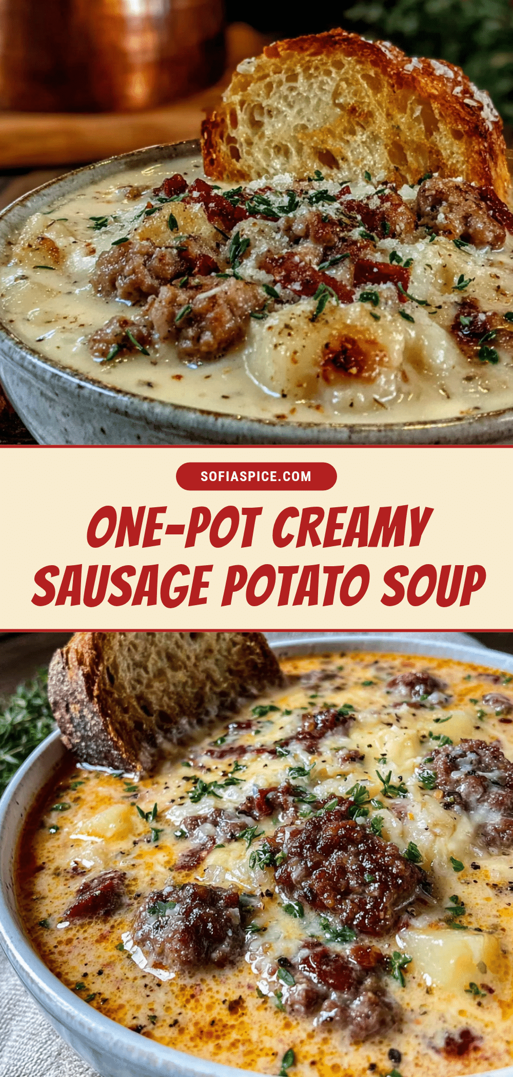 easy creamy sausage potato soup recipe