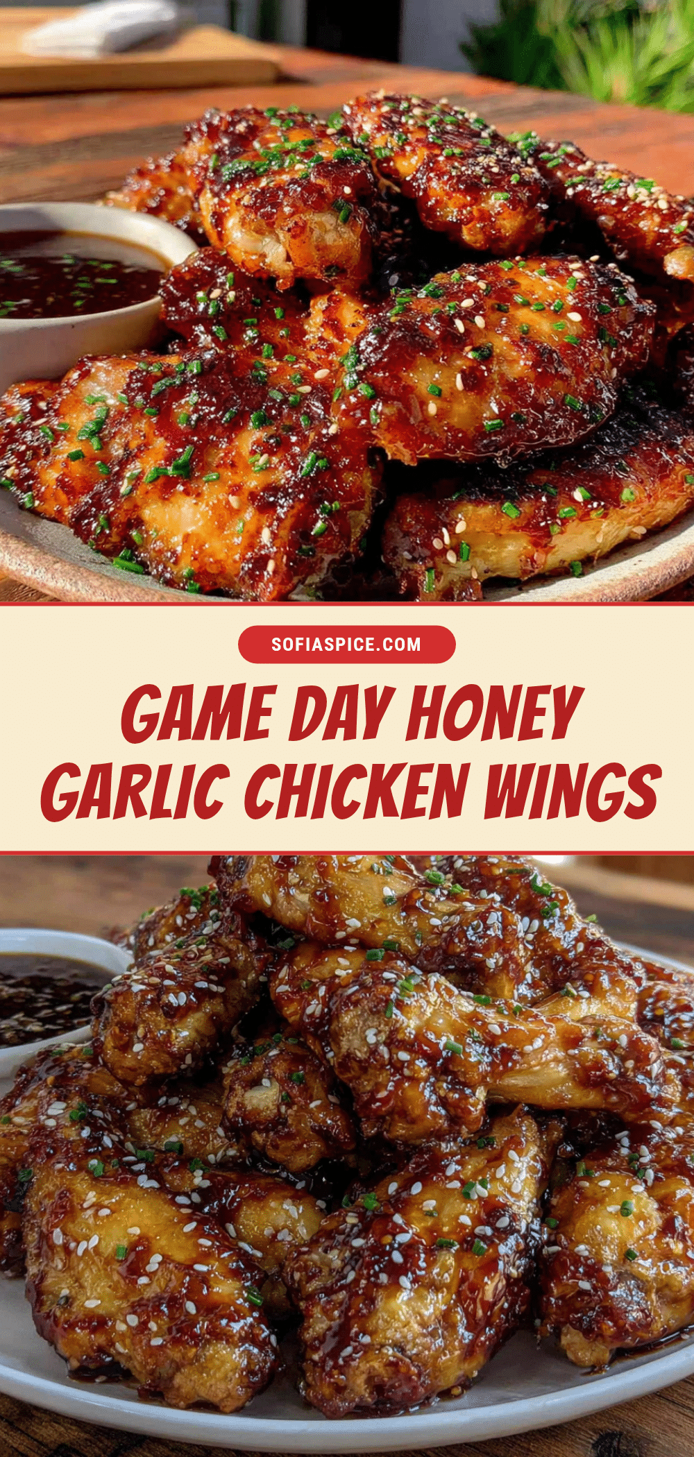 easy honey garlic baked chicken wings for game day recipe