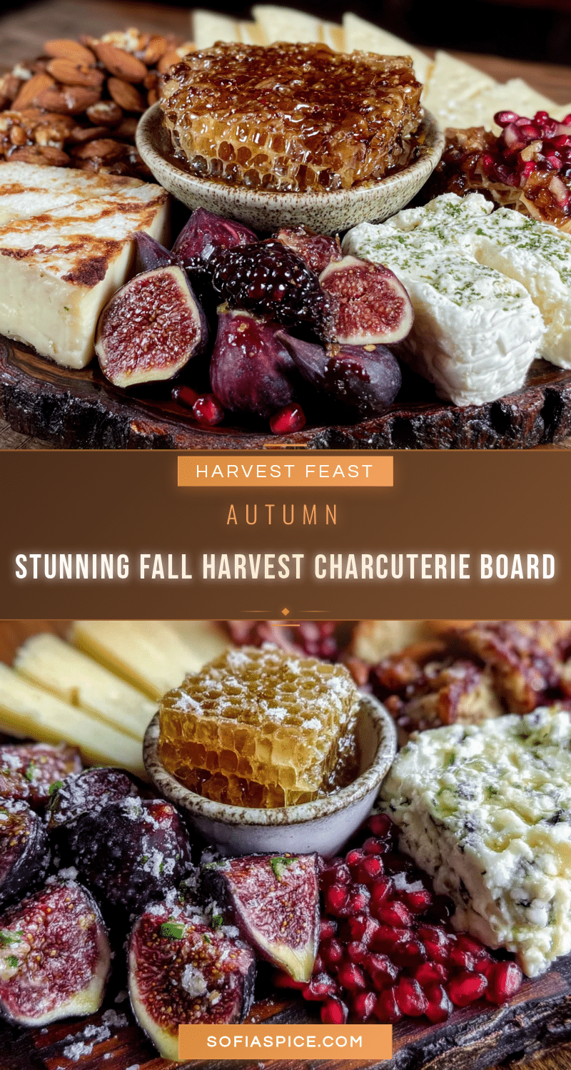 fall charcuterie board with honeycomb and figs recipe