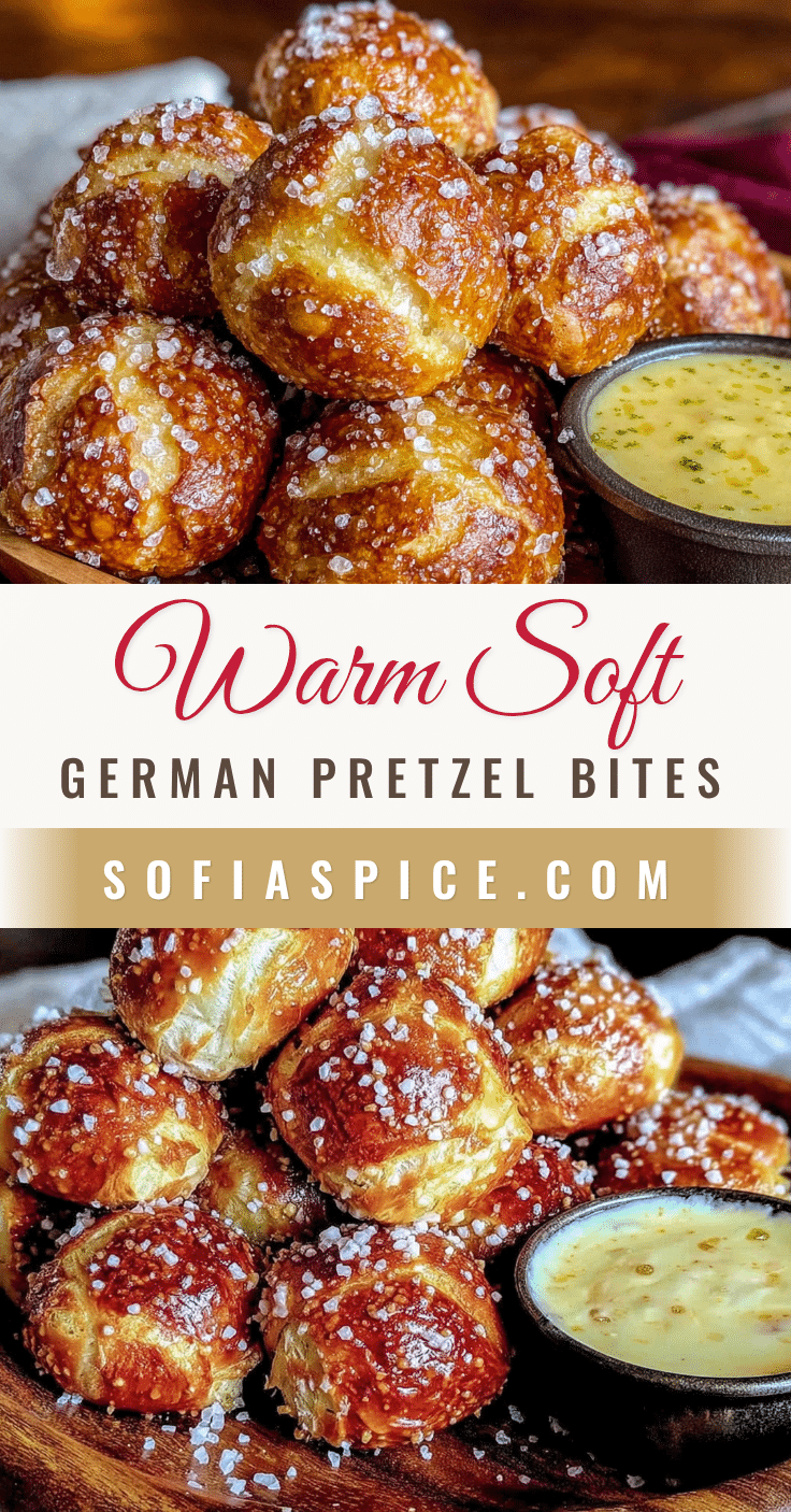 German pretzel bites recipe