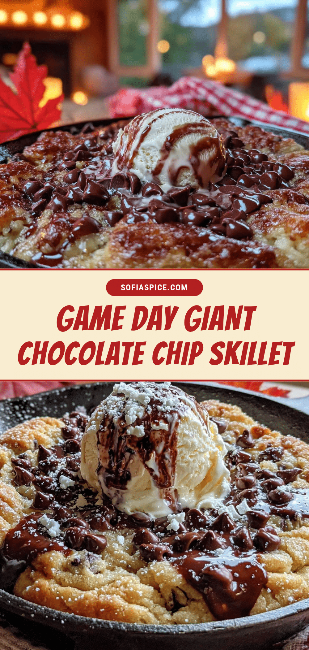 giant chocolate chip skillet cookie recipe