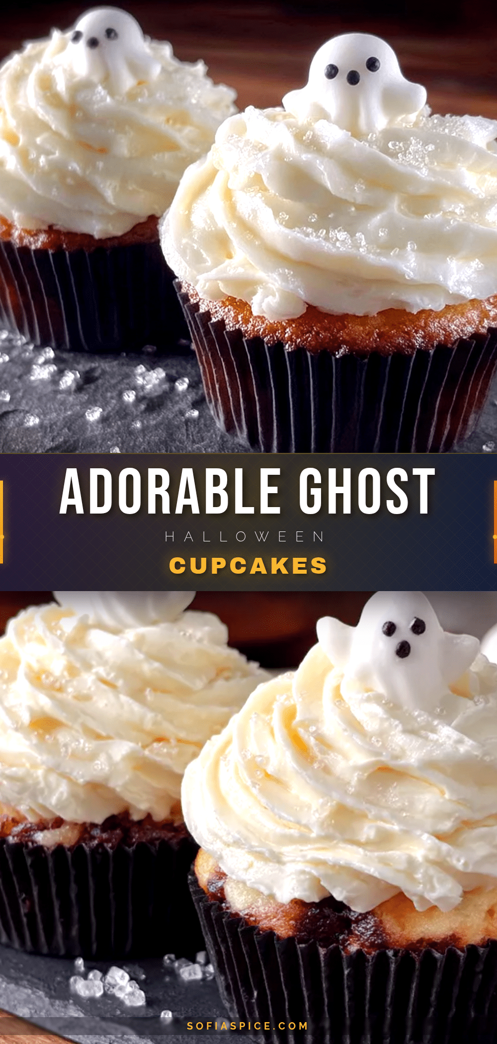 halloween ghost cupcakes recipe
