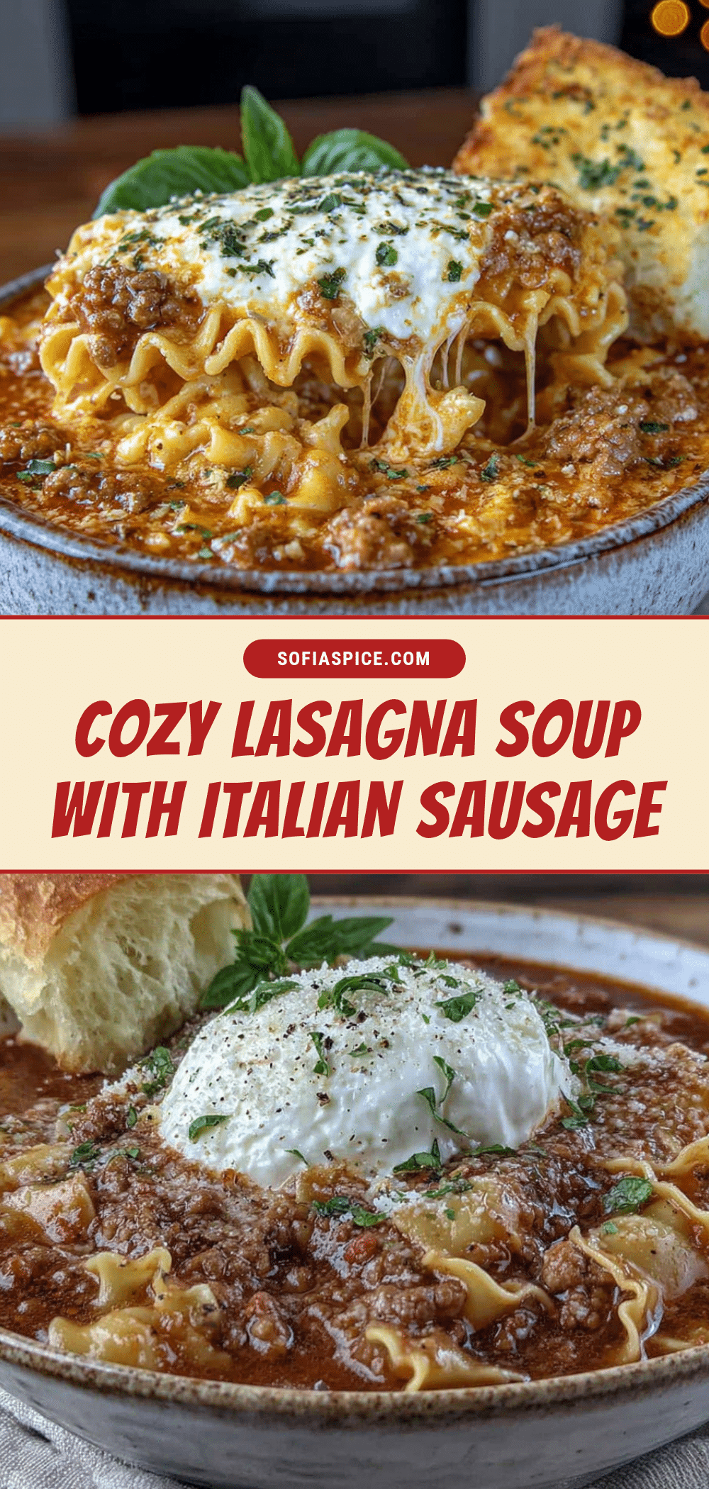 lasagna soup recipe