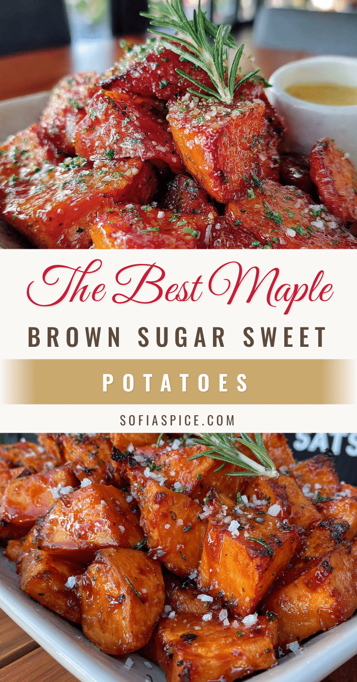 maple brown sugar roasted sweet potatoes recipe