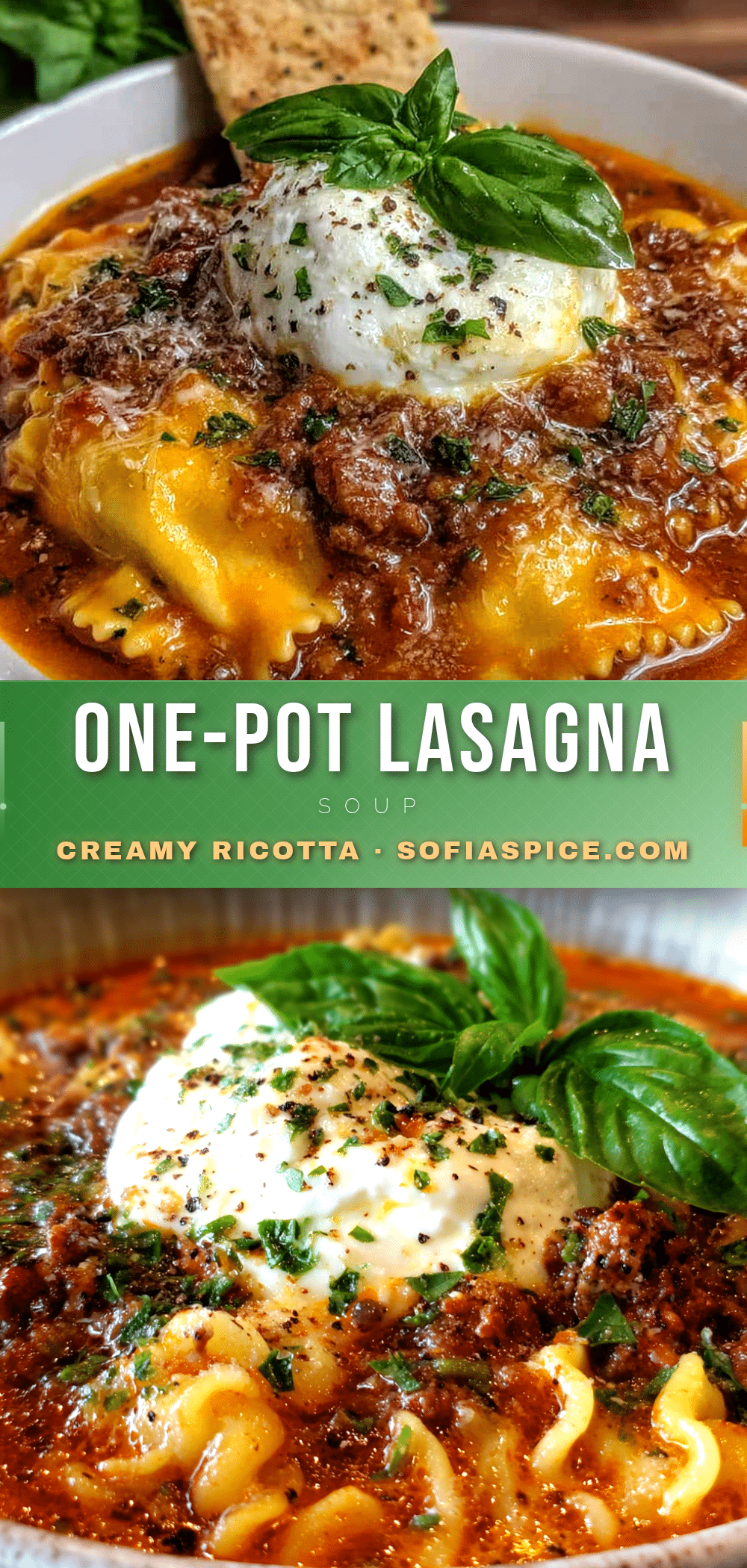 one-pot lasagna soup recipe