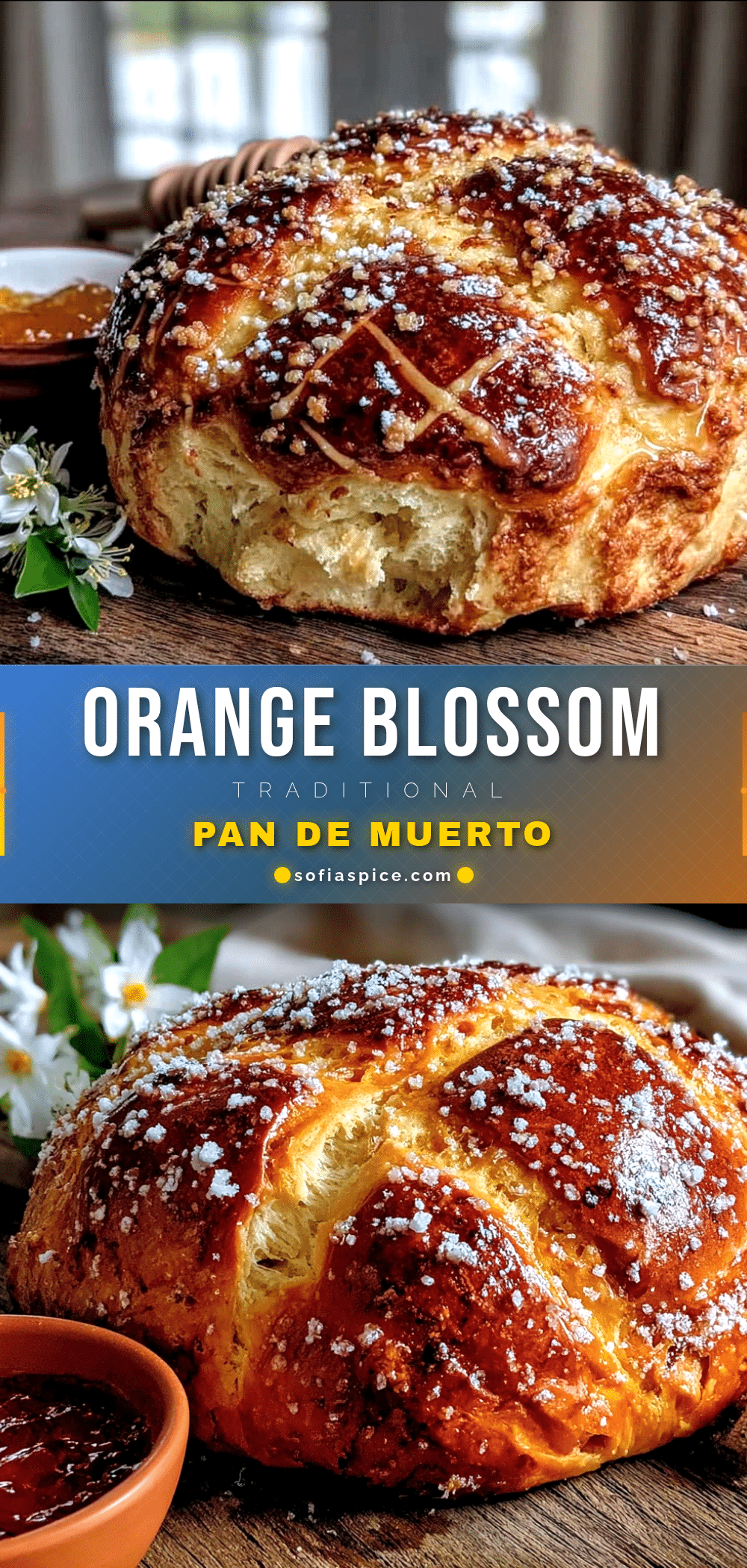 orange blossom pan de muerto bread recipe
