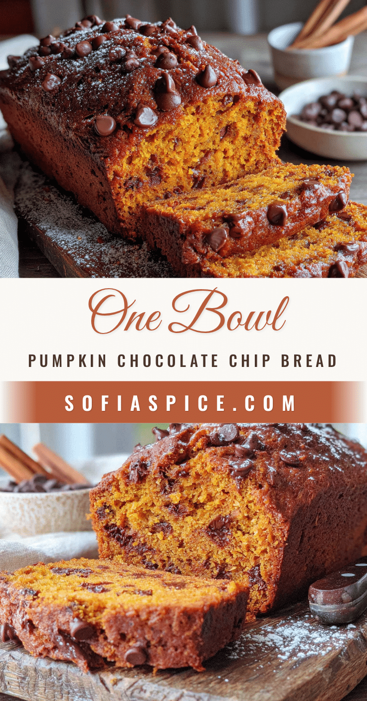 pumpkin chocolate chip bread recipe
