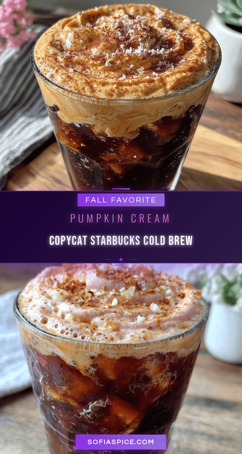 pumpkin cream cold brew recipe