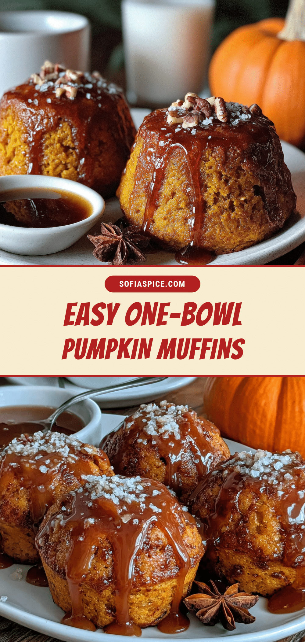 pumpkin muffins with maple glaze recipe