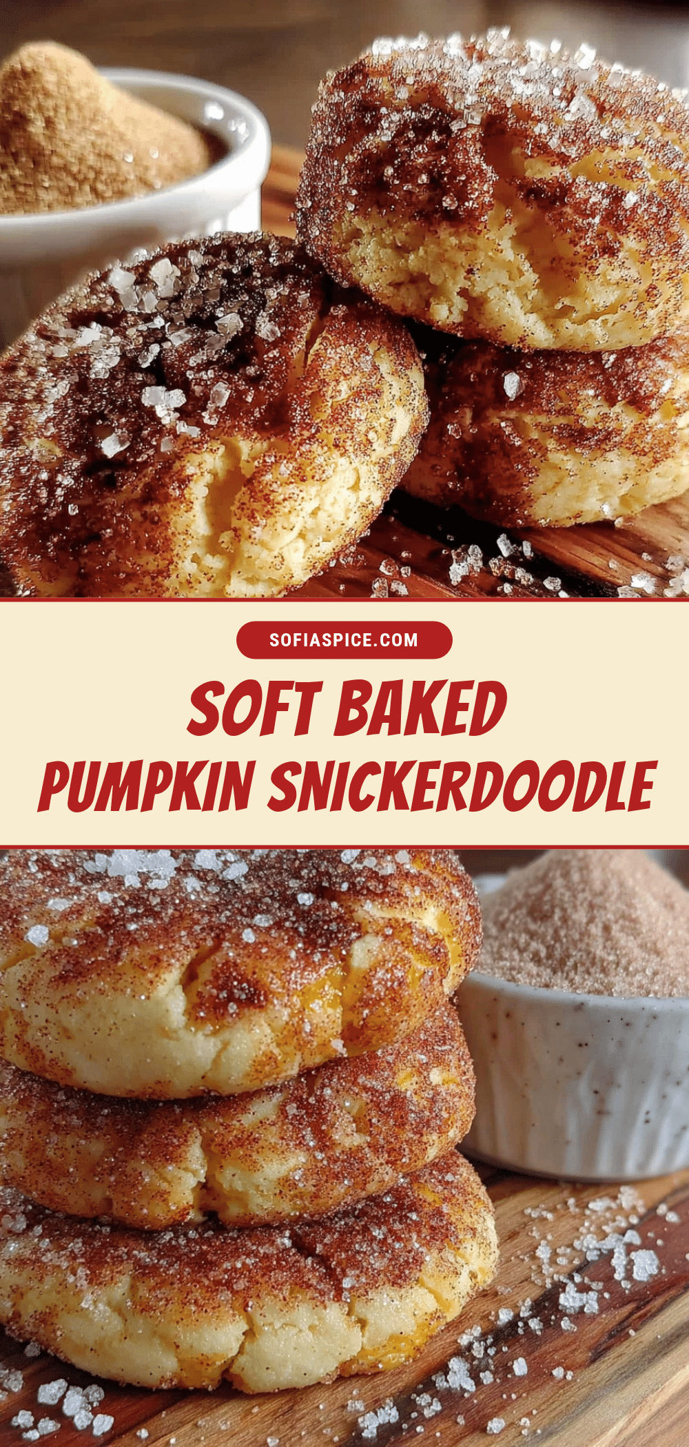 pumpkin snickerdoodle cookies recipe