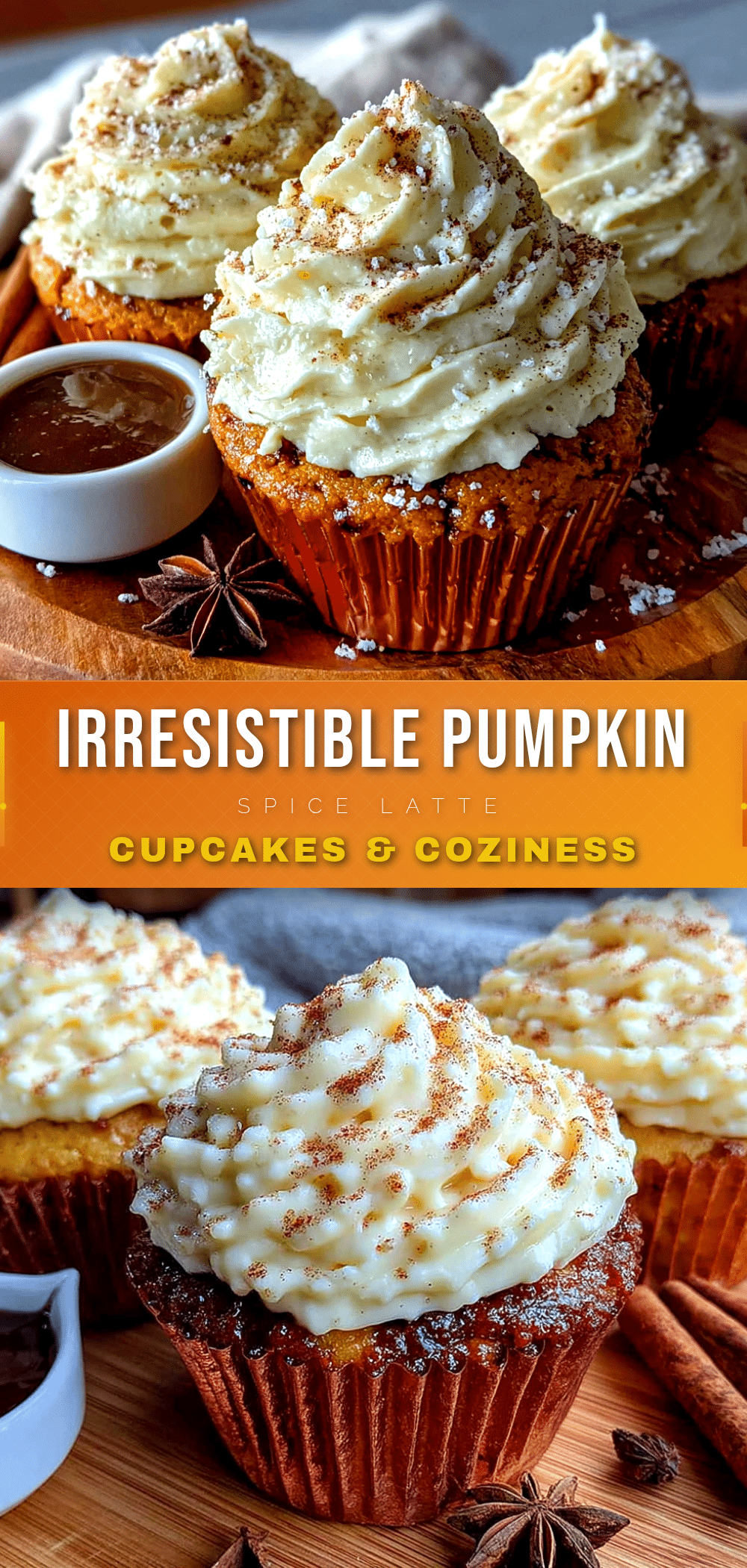 pumpkin spice latte cupcakes recipe