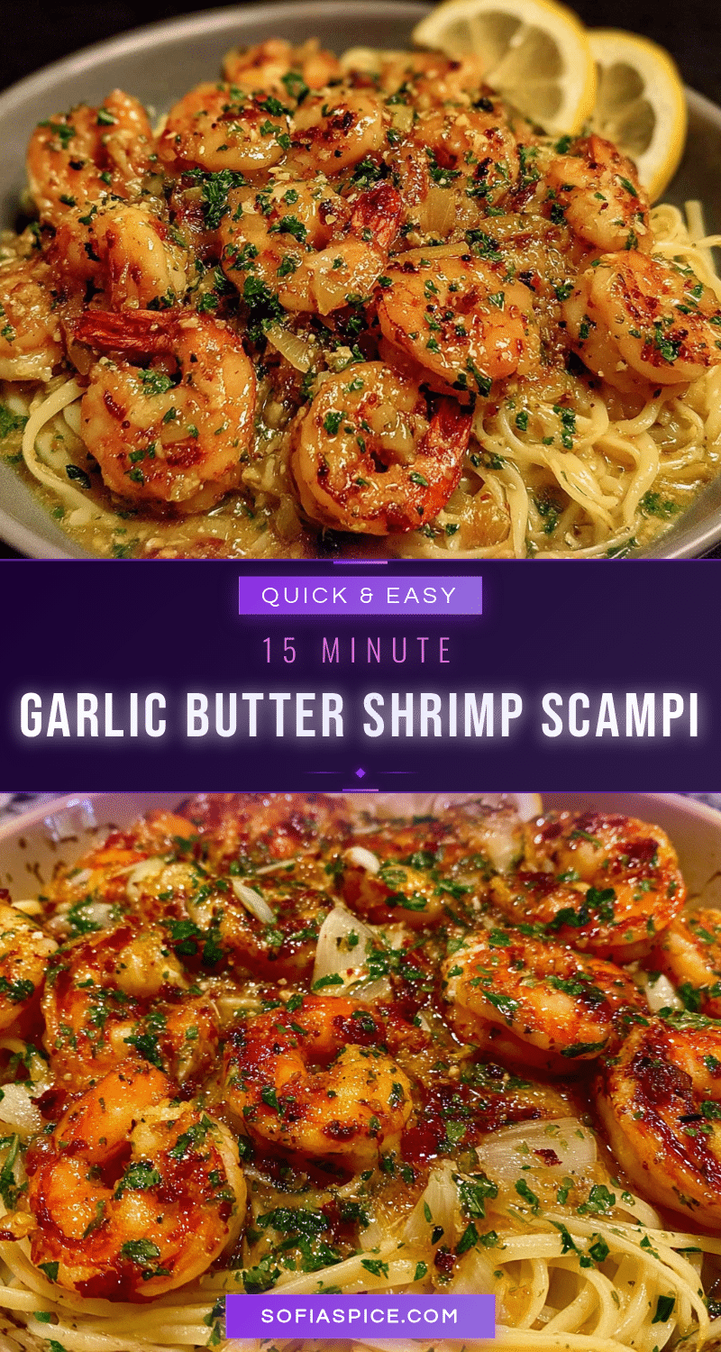 quick garlic butter shrimp scampi recipe
