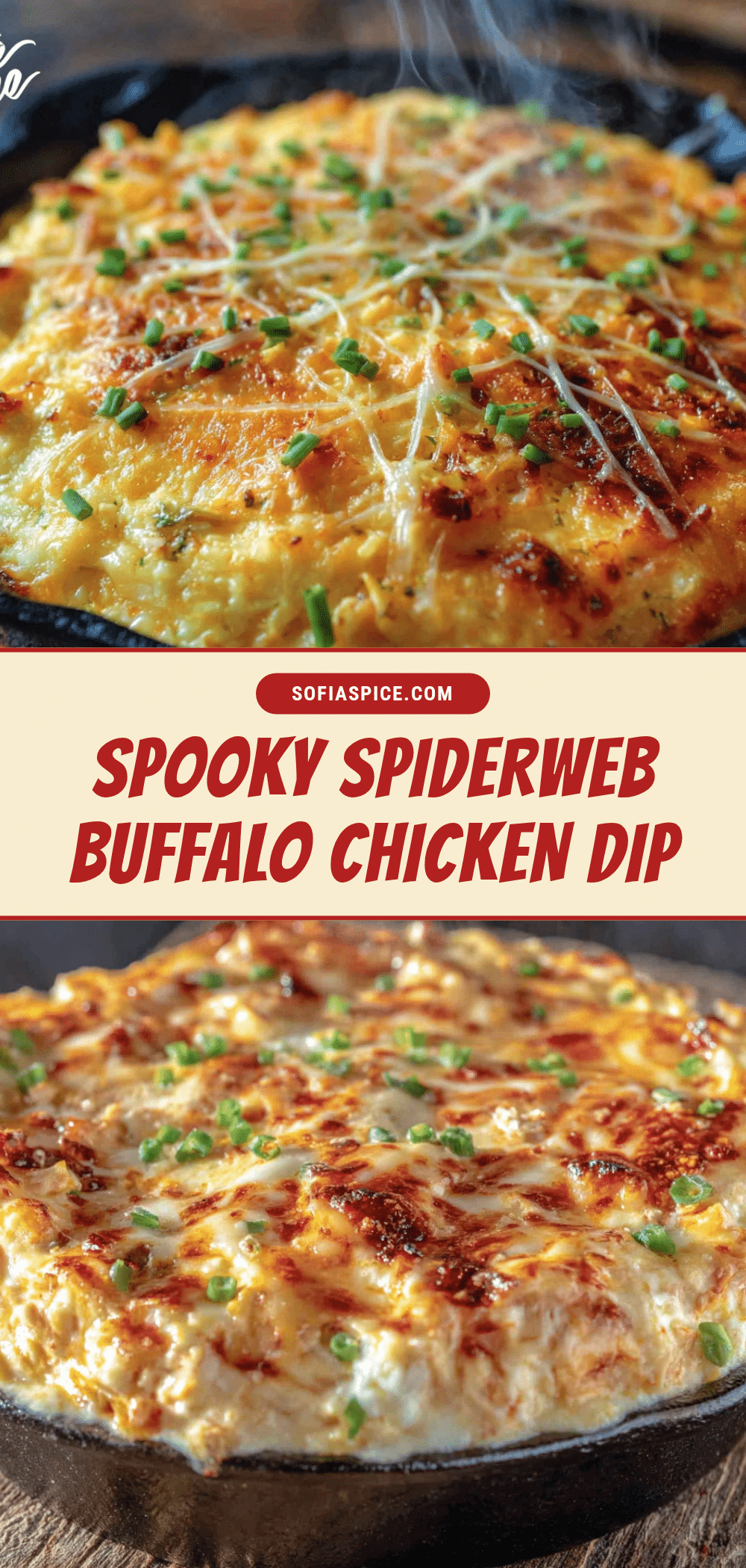 spiderweb buffalo chicken dip recipe