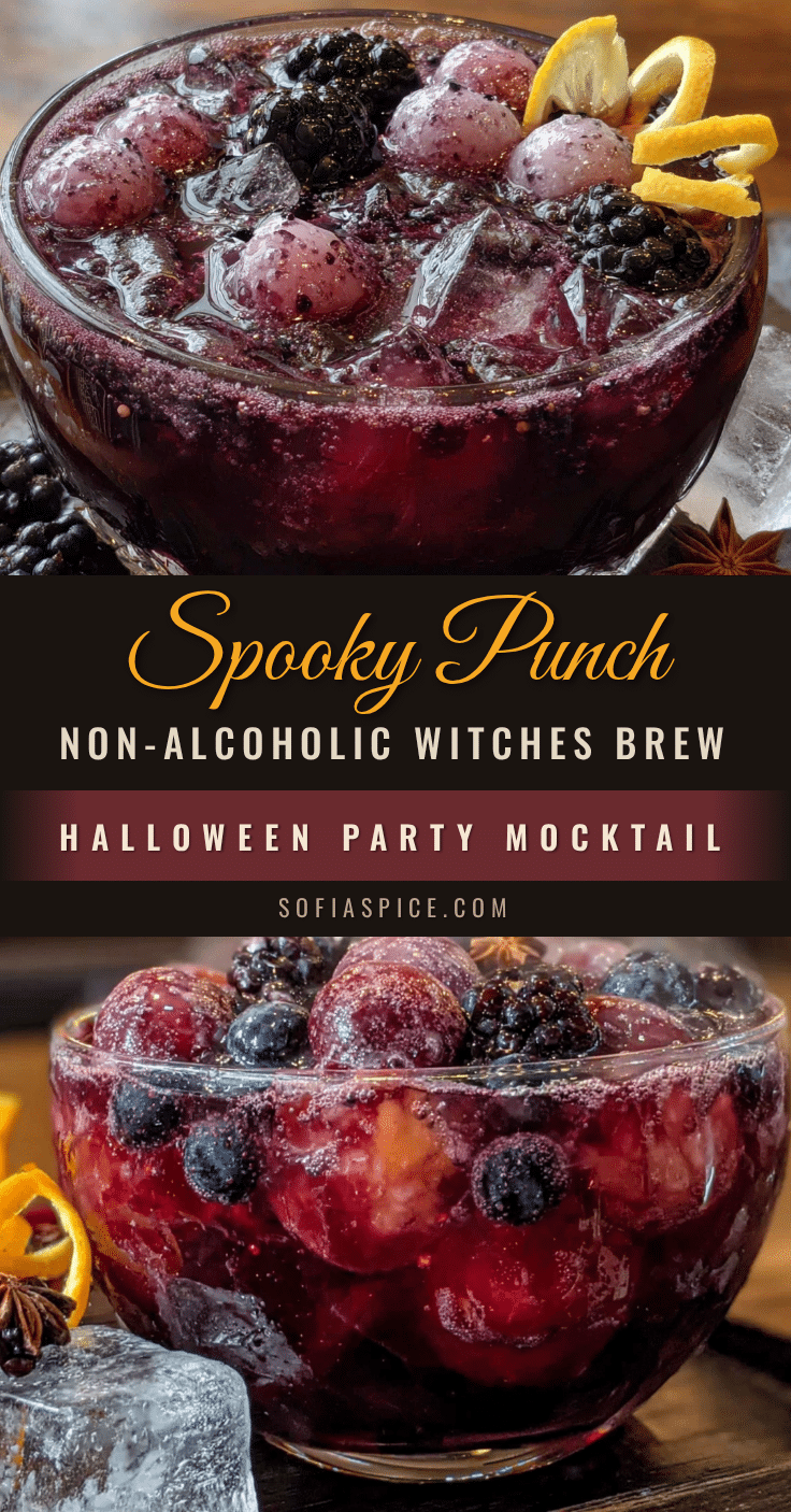 Spooky Witches Brew Halloween Punch recipe