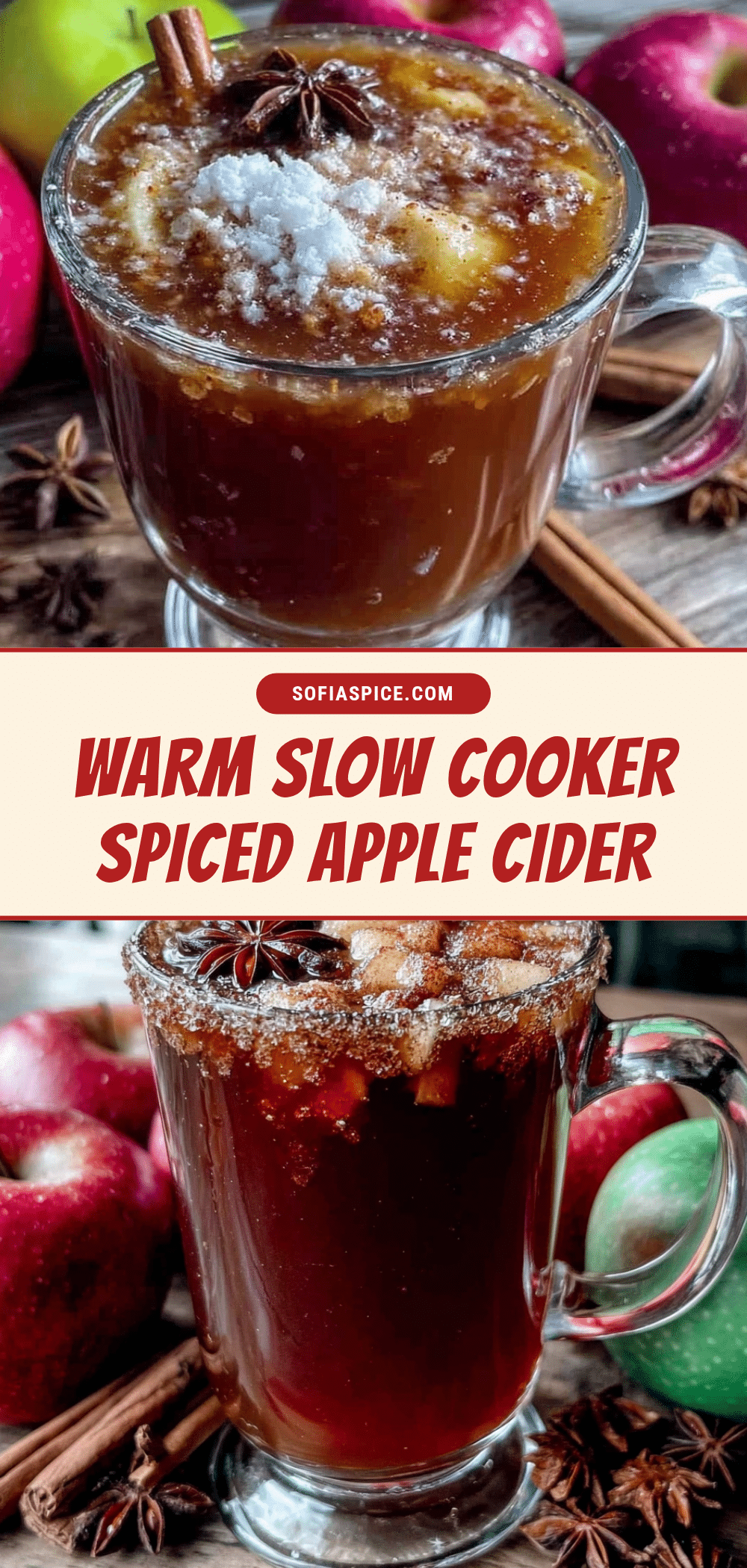 sugar-free slow cooker spiced apple cider recipe