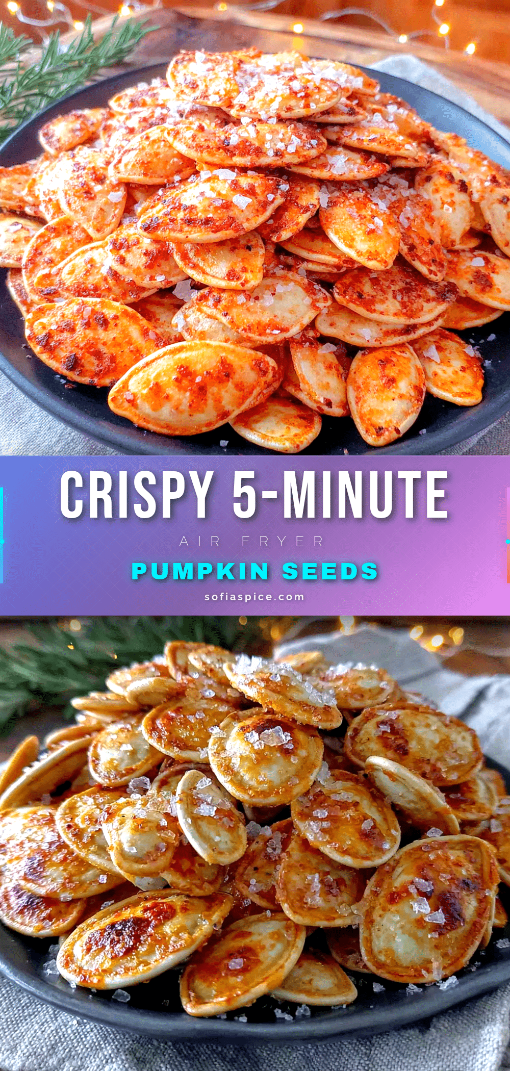air fryer pumpkin seeds recipe