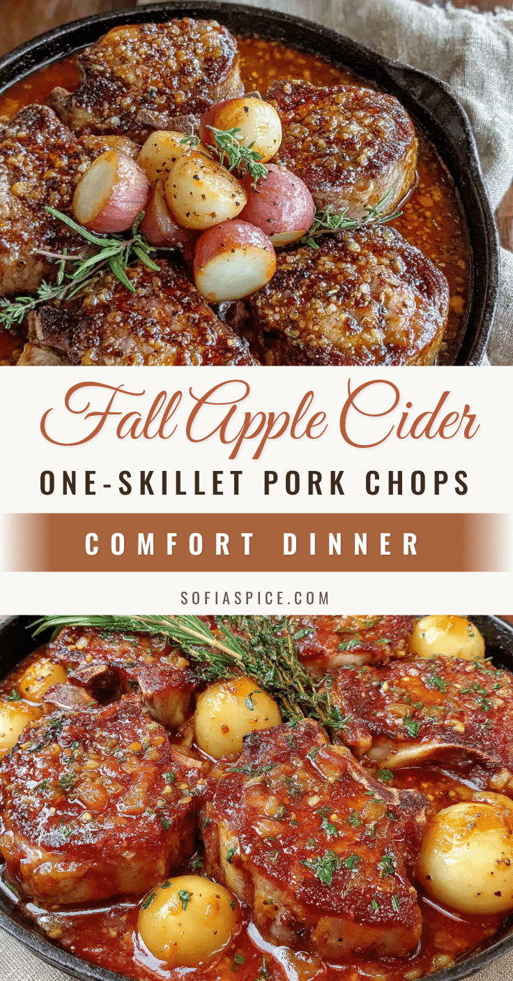 apple cider braised pork chops recipe