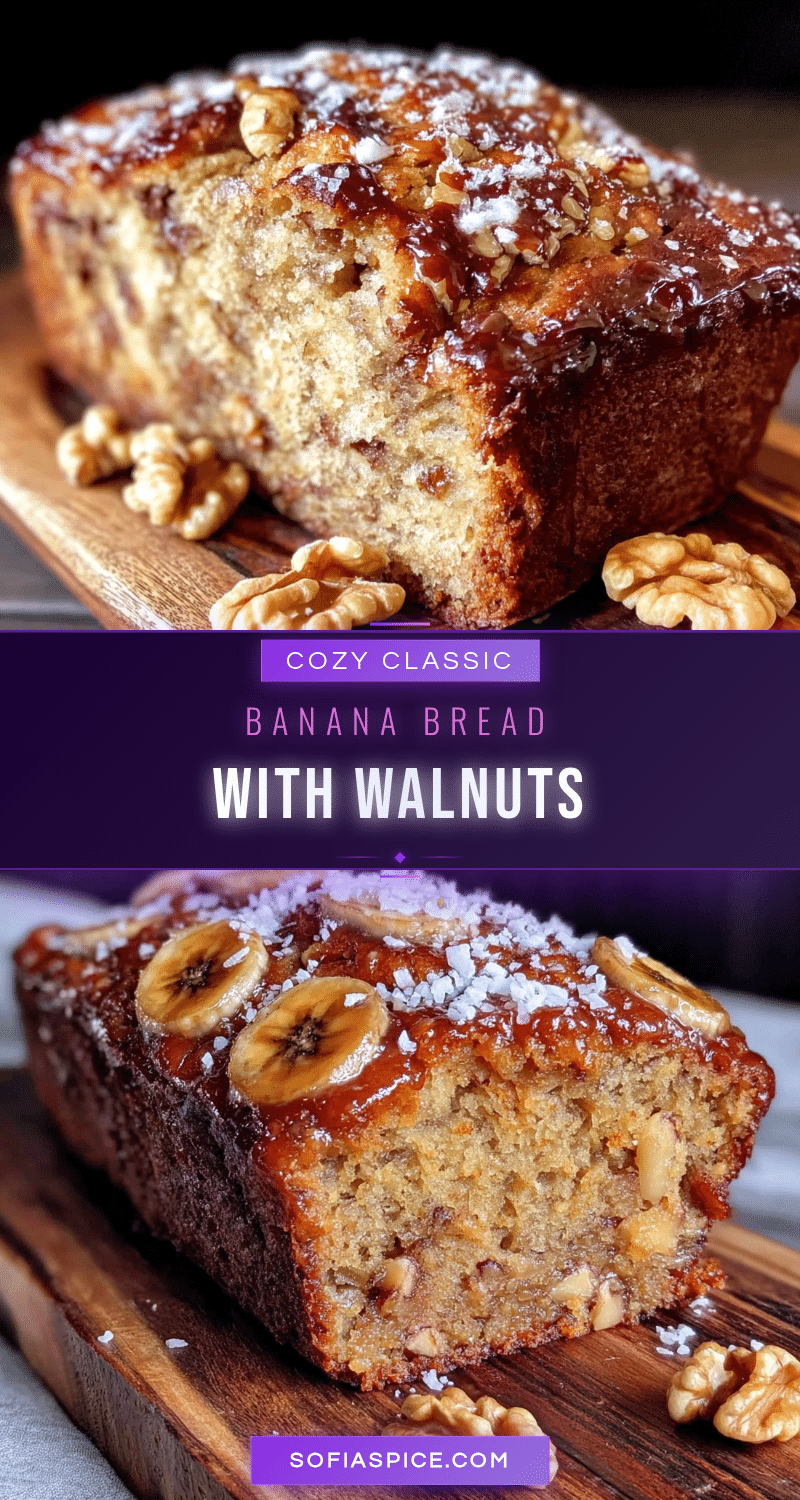 banana bread with walnuts recipe