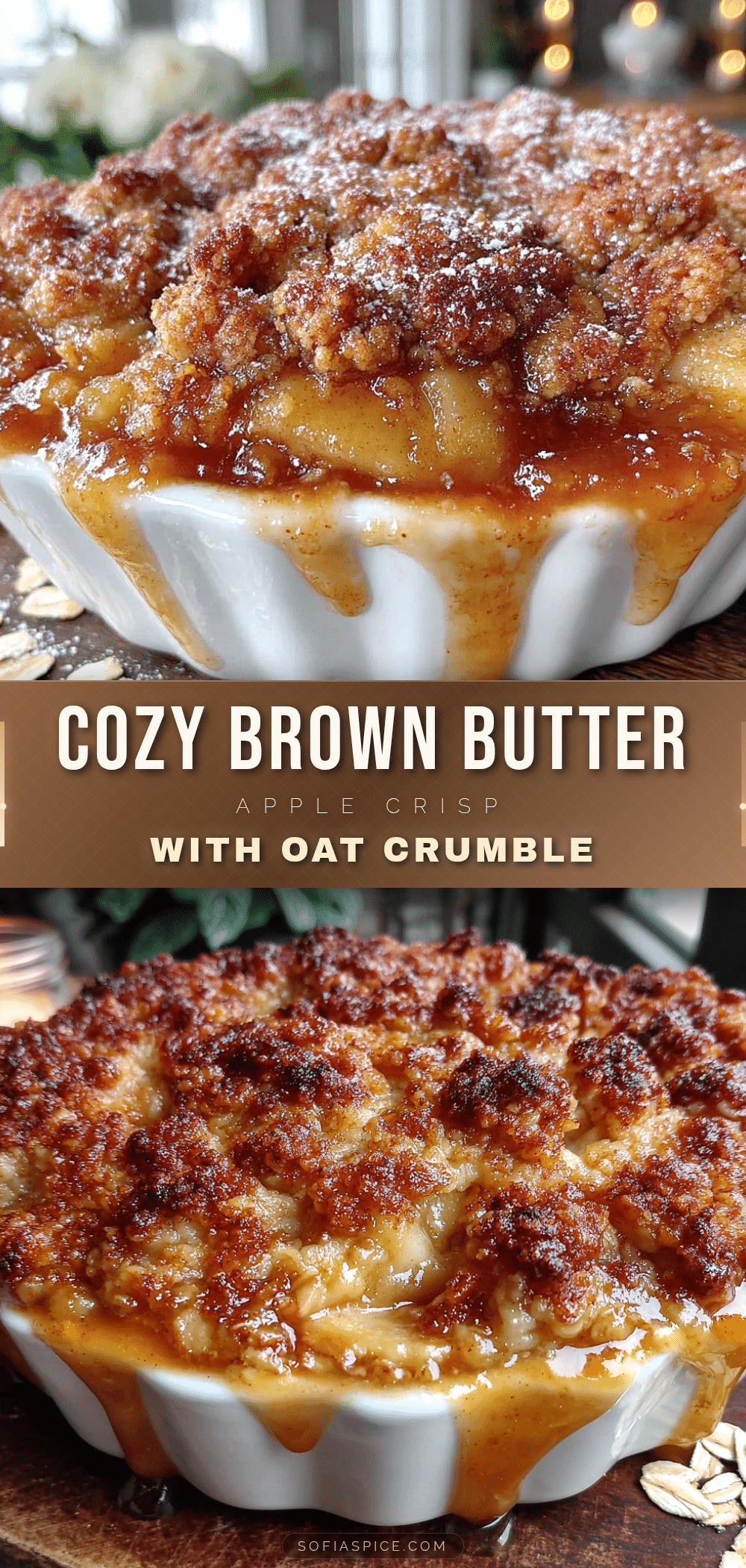 brown butter apple crisp recipe