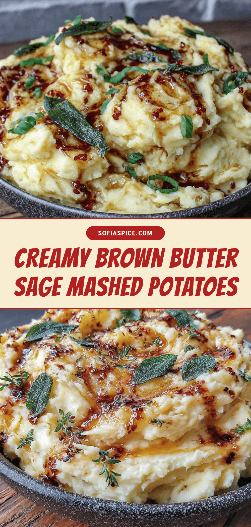 brown butter sage mashed potatoes recipe