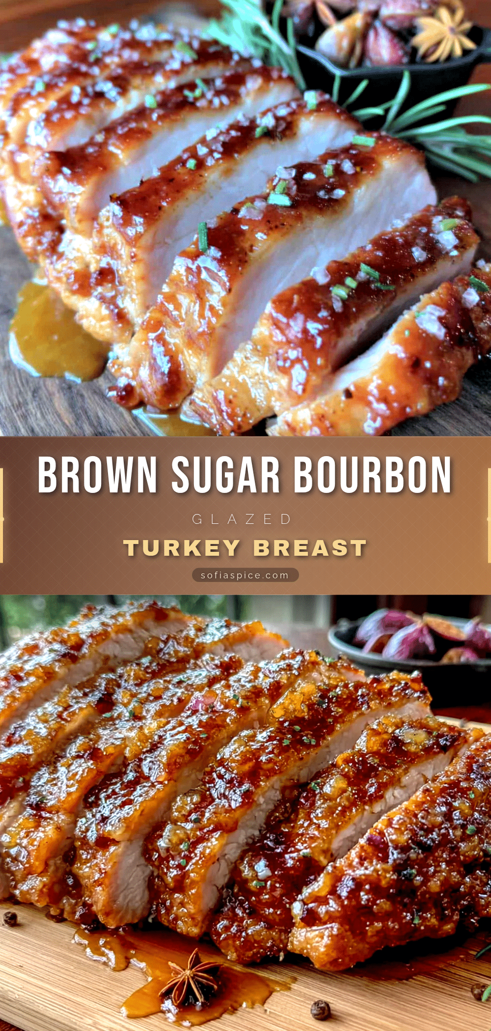 brown sugar bourbon glazed turkey breast recipe
