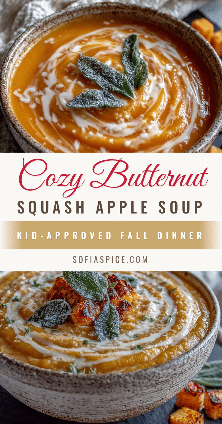 butternut squash apple soup recipe