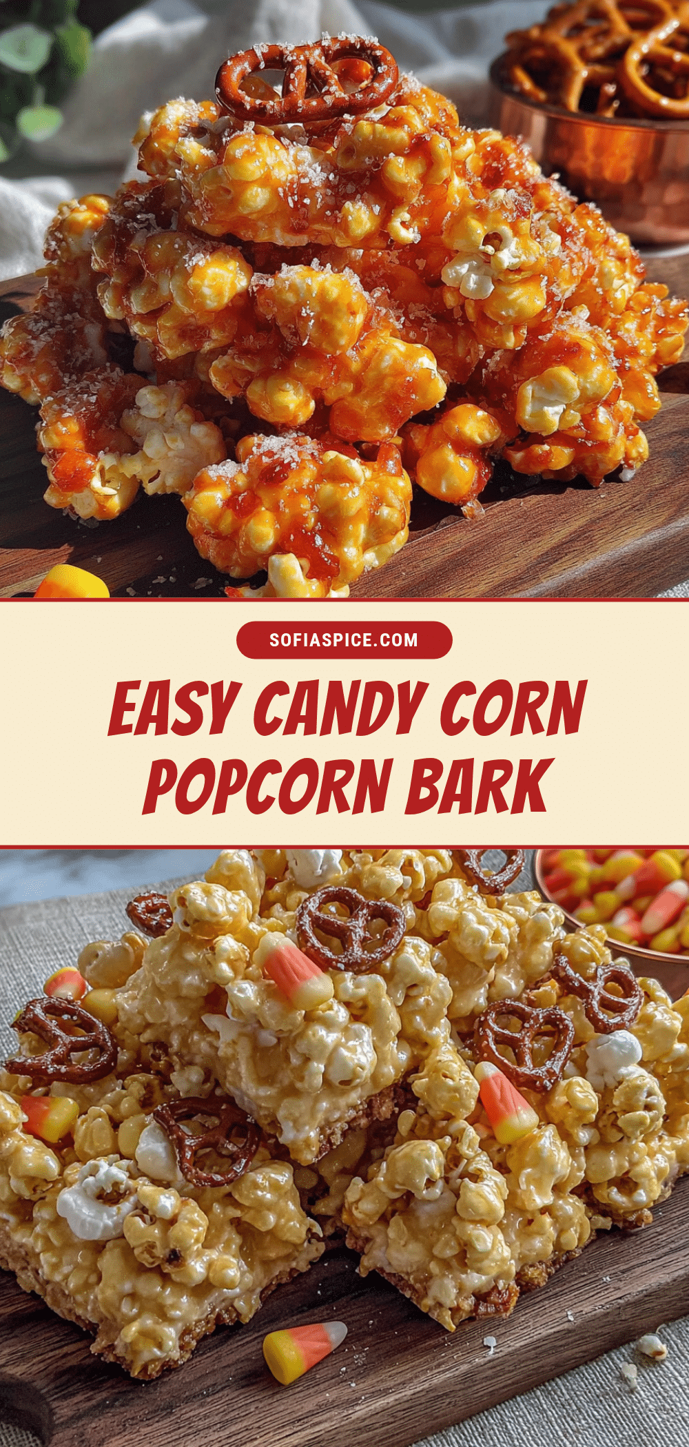 candy corn popcorn bark recipe
