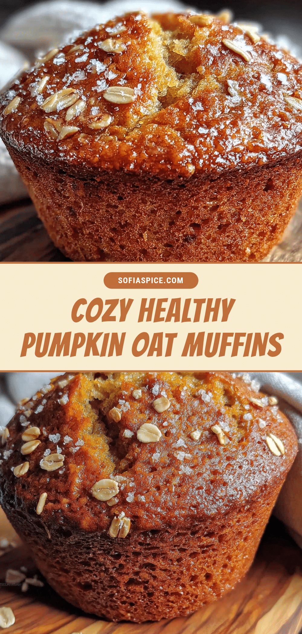 cozy healthy pumpkin oat muffins recipe