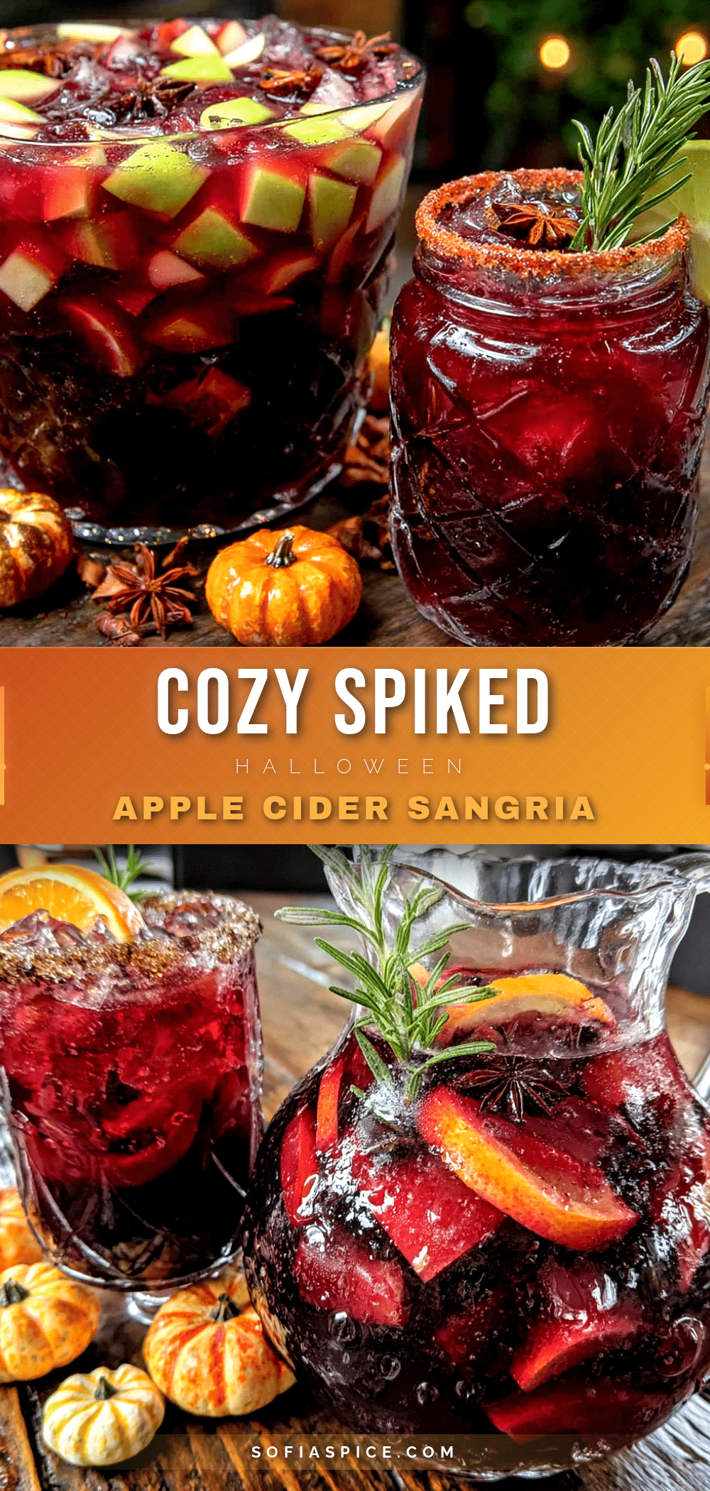 cozy spiked apple cider sangria recipe