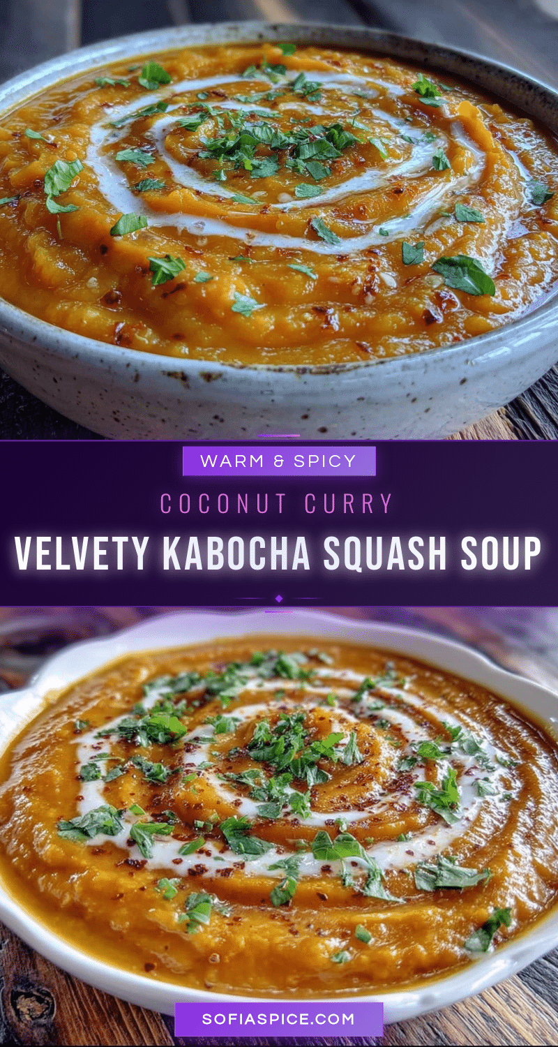 creamy kabocha squash curry soup recipe