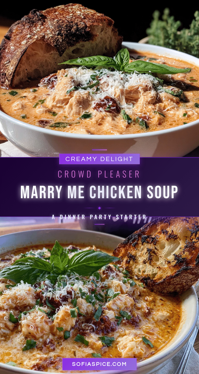 creamy marry me chicken soup recipe
