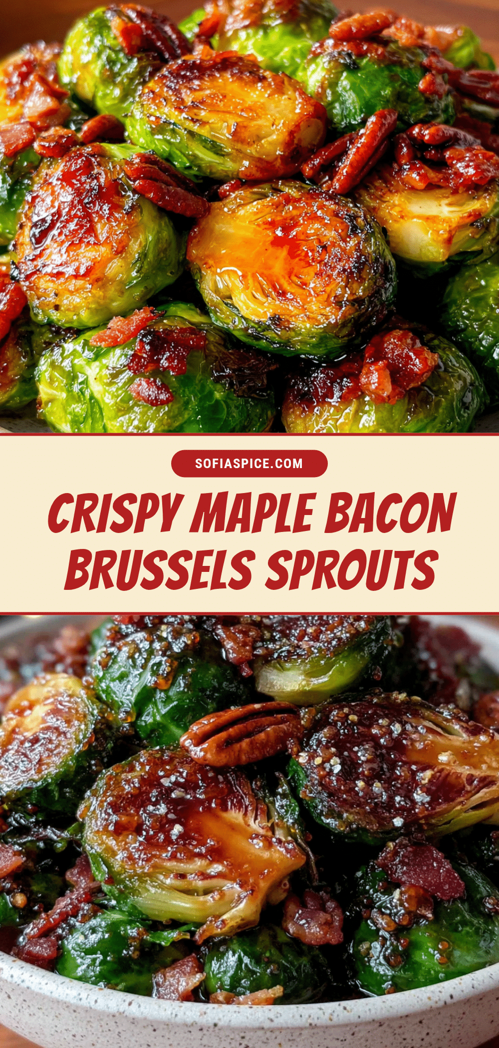 crispy maple bacon brussels sprouts recipe